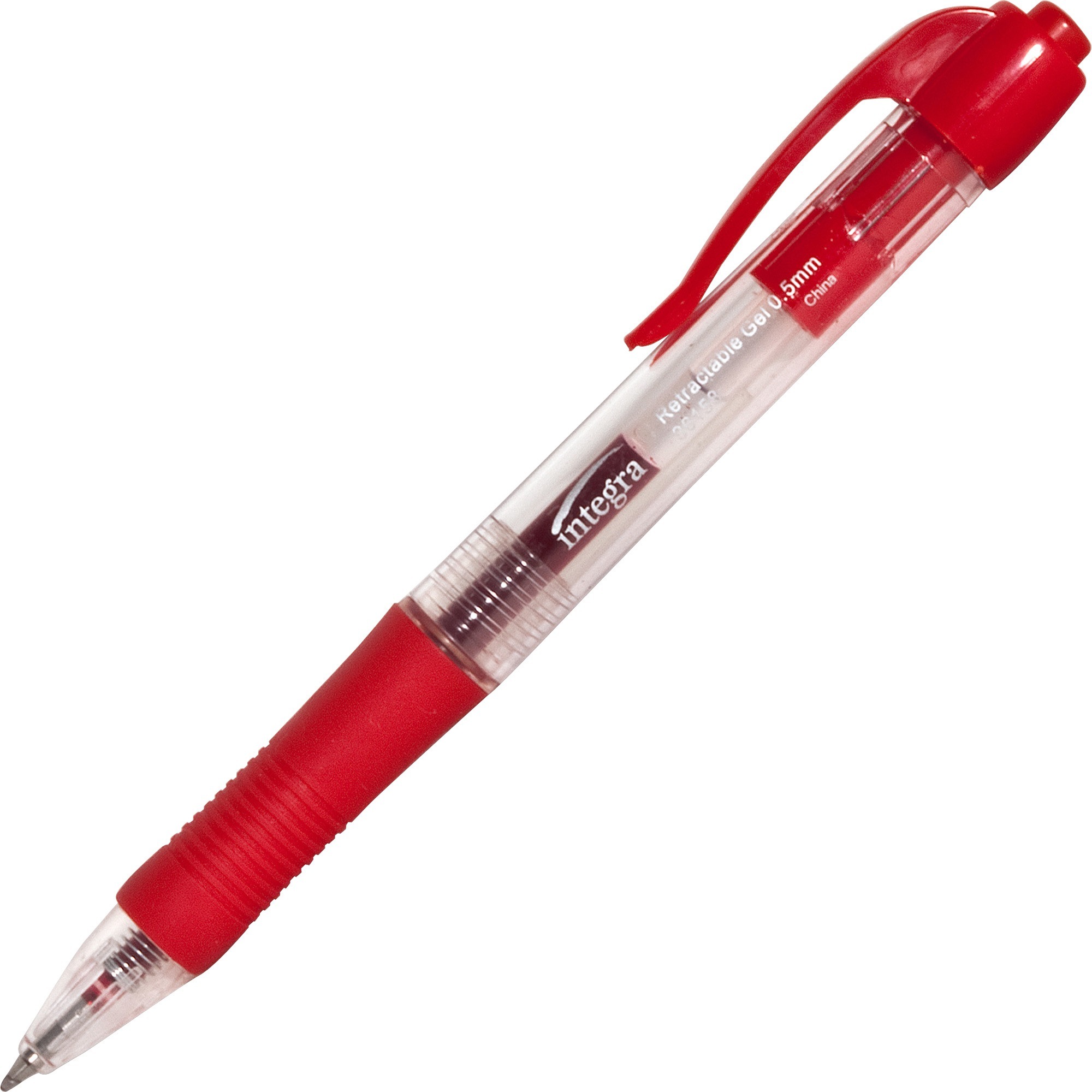 Integra Retractable 0.5mm Gel Pens - Fine Pen Point - 0.5 mm Pen Point Size - Retractable - Blue Gel-based Ink - Blue Barrel - Metal Tip - 1 Dozen Integra Retractable 0.5mm Gel Pens - Fine Pen Point - 0.5 mm Pen Point Size - Retractable - Blue Gel-based Ink - Blue Barrel - Metal Tip - 1 Dozen