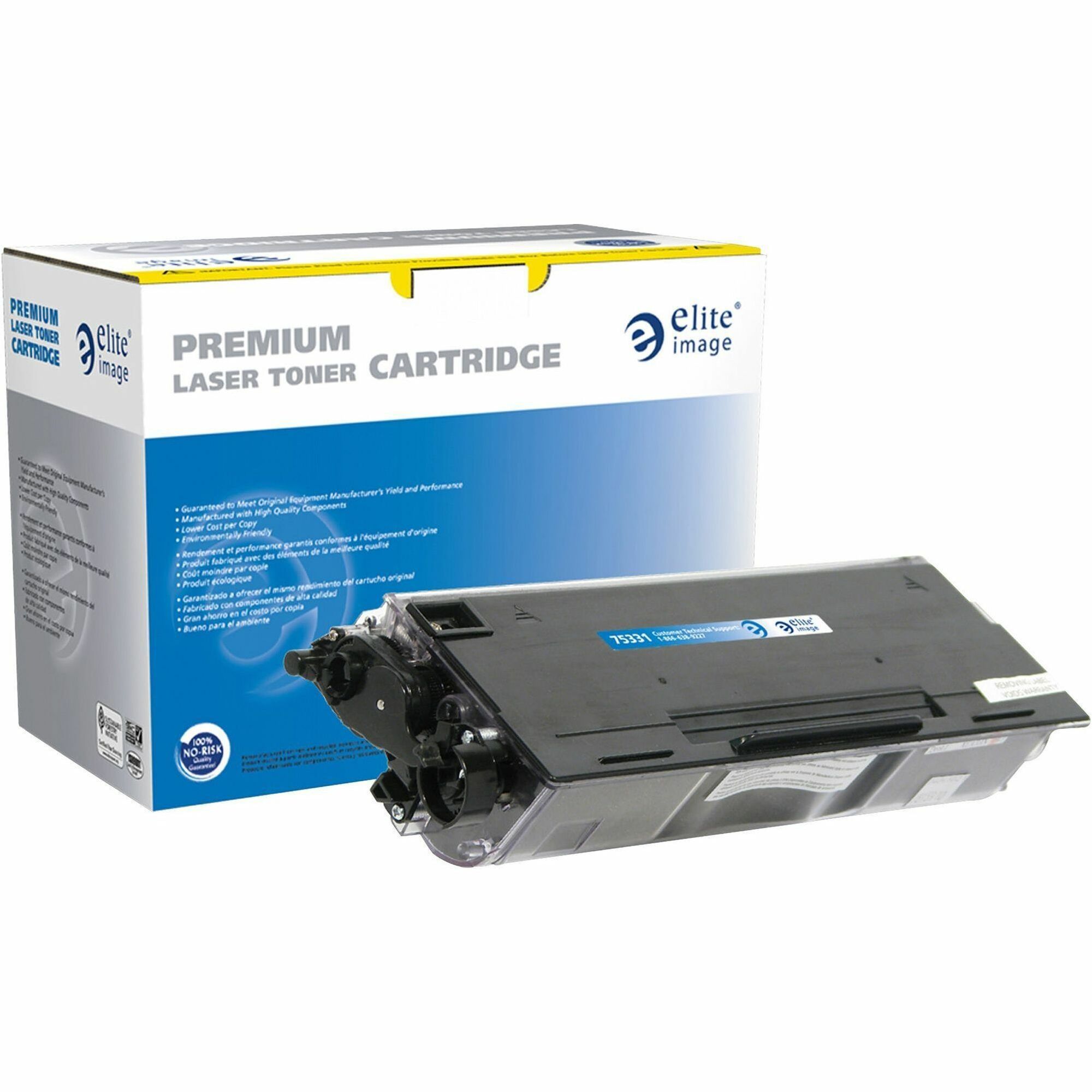 Elite Image Remanufactured High Yield Laser Toner Cartridge - Alternative for Brother TN580 - Black - 1 Each - 7000 Pages Elite Image Remanufactured High Yield Laser Toner Cartridge - Alternative for Brother TN580 - Black - 1 Each - 7000 Pages