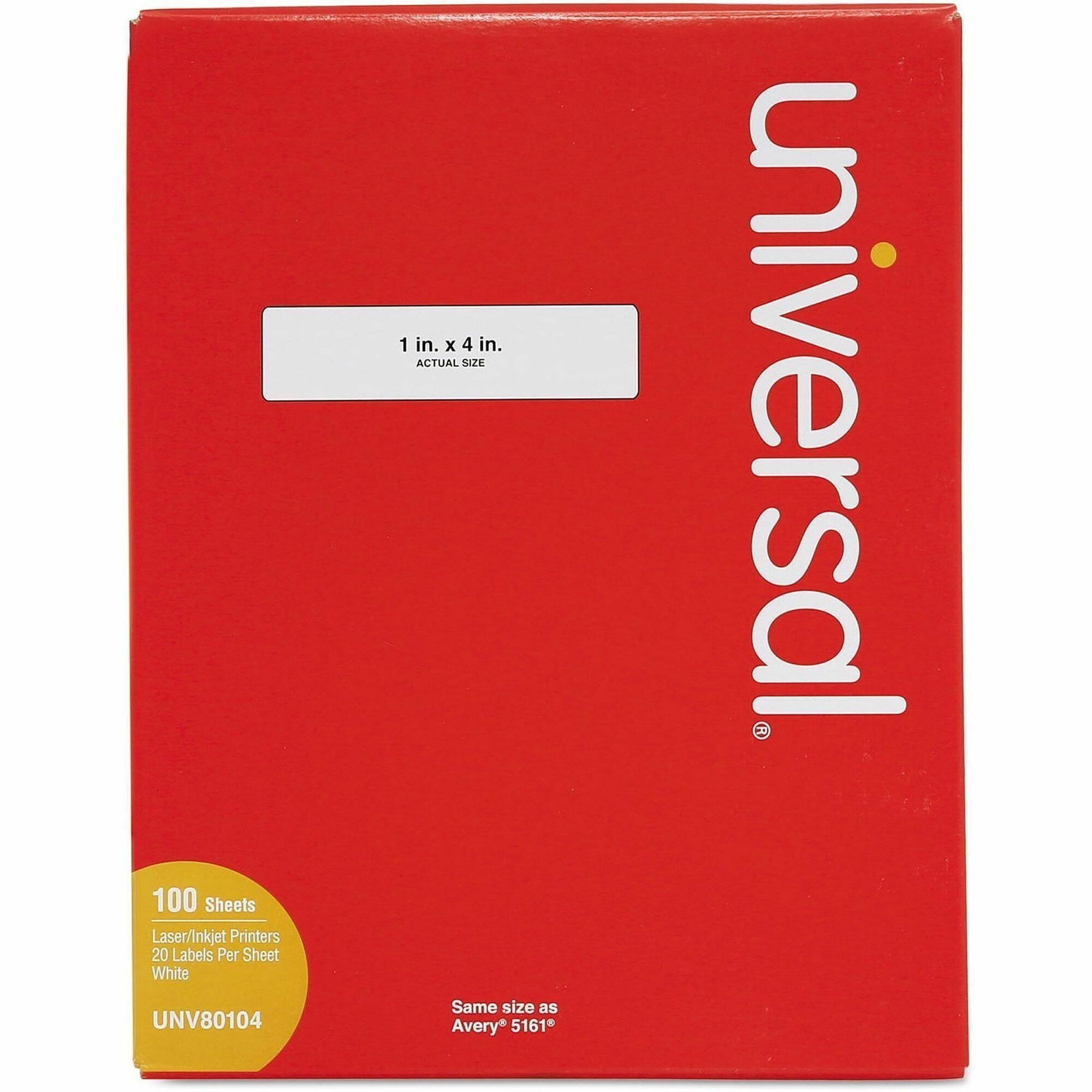 ulawlietページ Address Label by Universal® UNV80104 | OnTimeSupplies.com