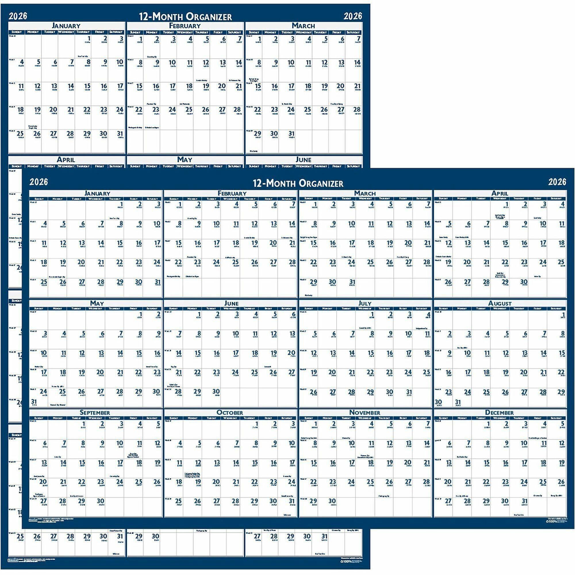 Recycled Laminated Reversible Planner by House of Doolittle