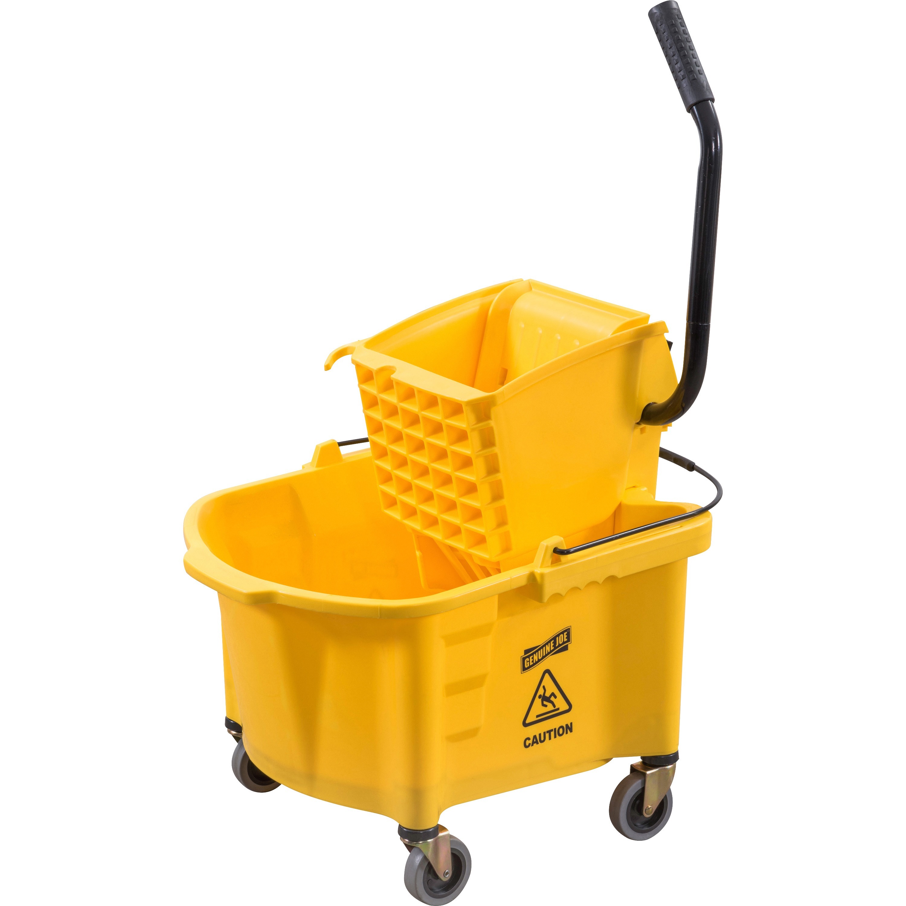 Splash Shield Mop Bucket/Wringer by Genuine Joe GJO60466