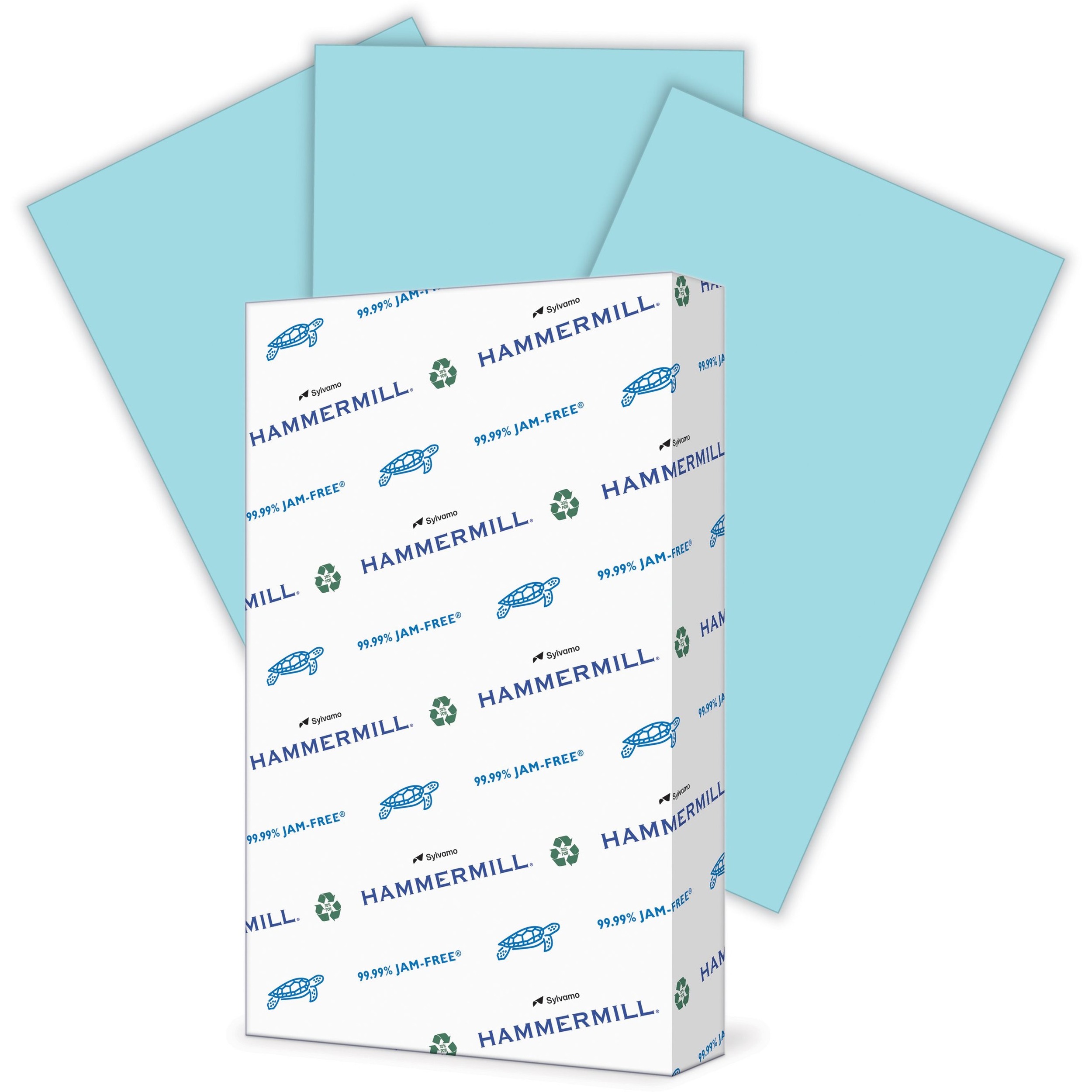 Hammermill Colors Recycled Copy Paper - Blue - Legal - 8 1/2 Hammermill Colors Recycled Copy Paper - Blue - Legal - 8 1/2