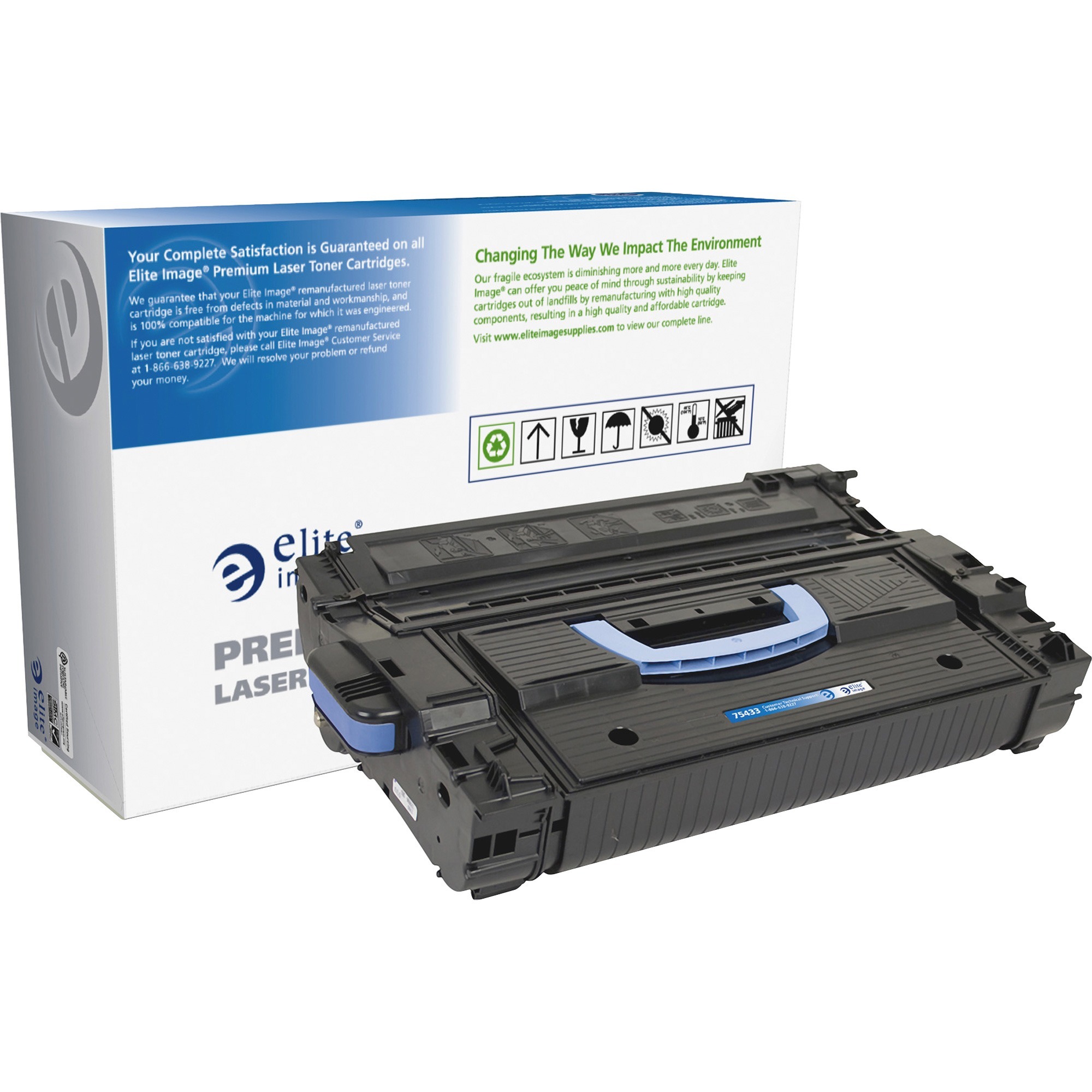 Elite Image Remanufactured Laser Toner Cartridge - Alternative for HP 43X (C8543X) - Black - 1 Each - 30000 Pages Elite Image Remanufactured Laser Toner Cartridge - Alternative for HP 43X (C8543X) - Black - 1 Each - 30000 Pages