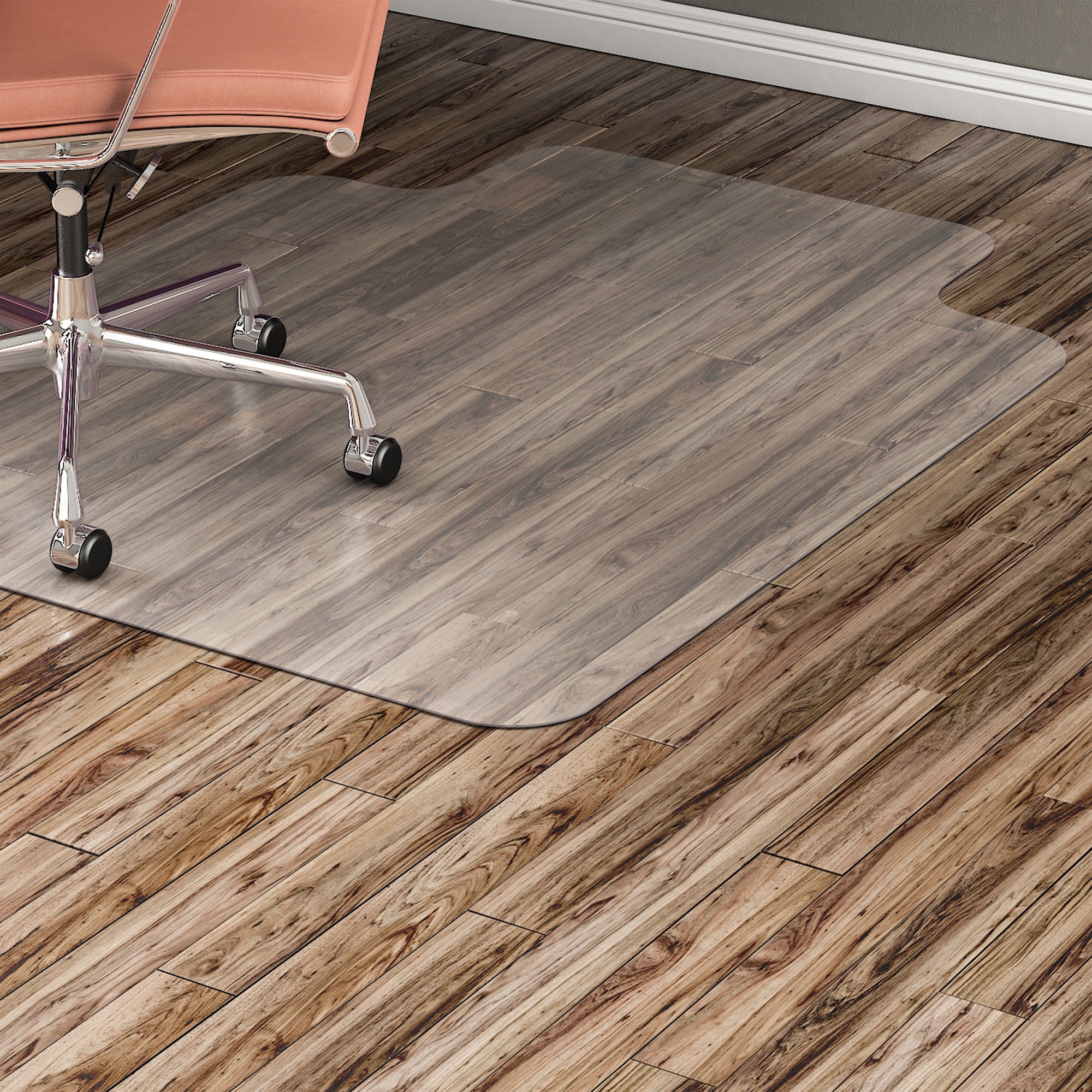 Lorell Wide Lip Chairmat - Hard Floor, Wood Floor, Vinyl Floor, Tile Floor - 60 Lorell Wide Lip Chairmat - Hard Floor, Wood Floor, Vinyl Floor, Tile Floor - 60