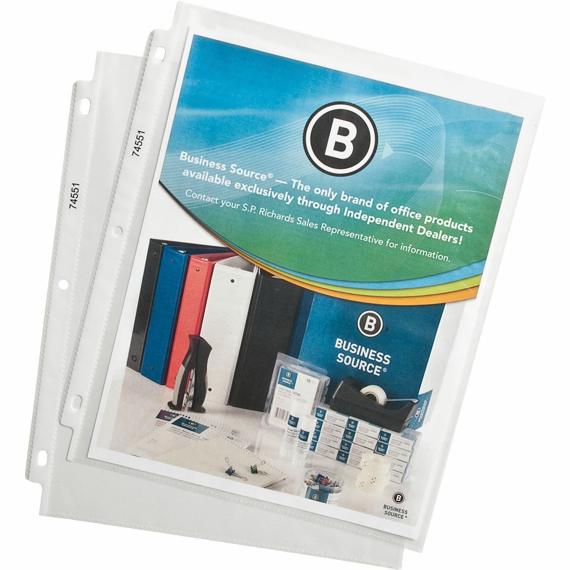 Business Source Top-Loading Poly Sheet Protectors - 11 Business Source Top-Loading Poly Sheet Protectors - 11