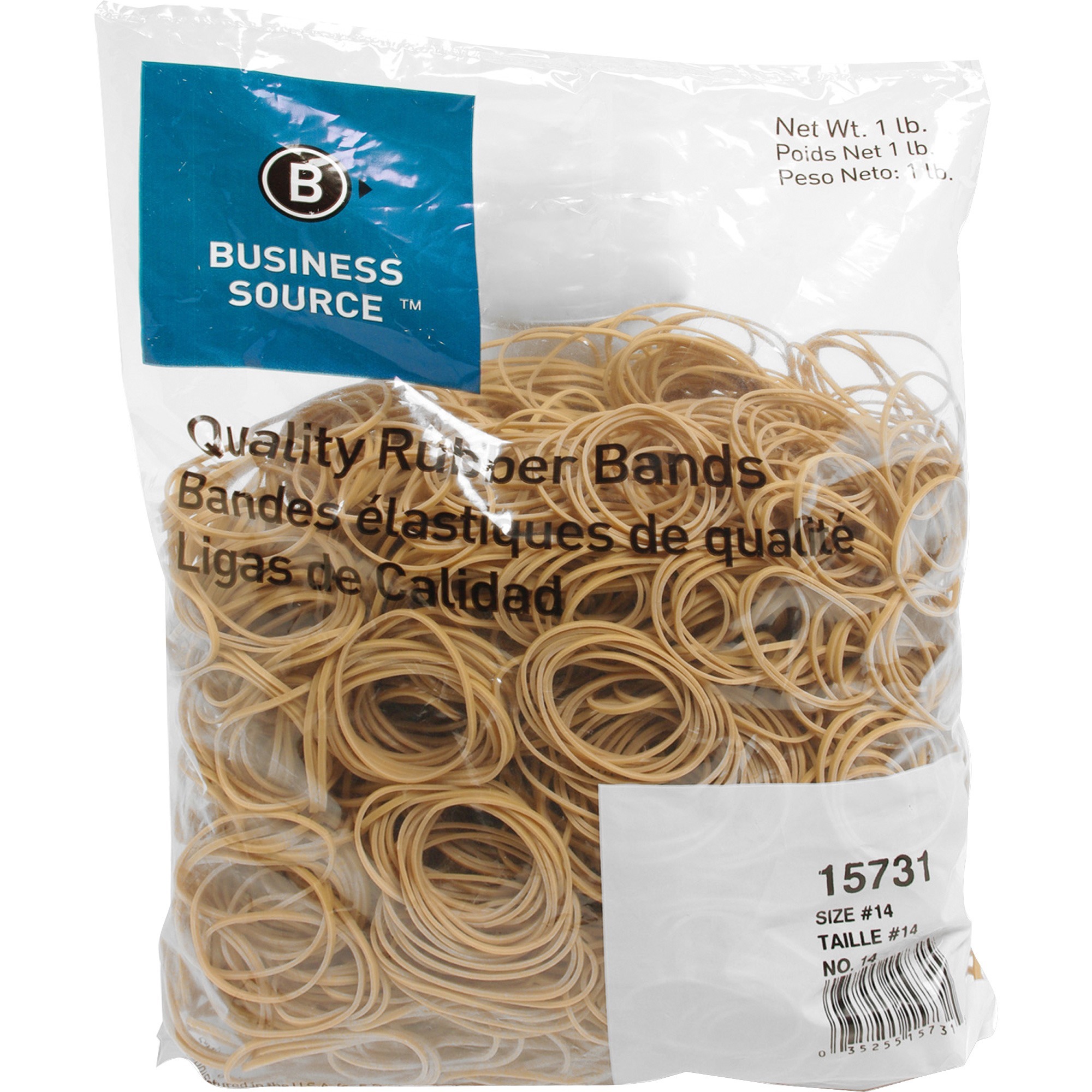 Quality Rubber Bands, Size: #14, 2