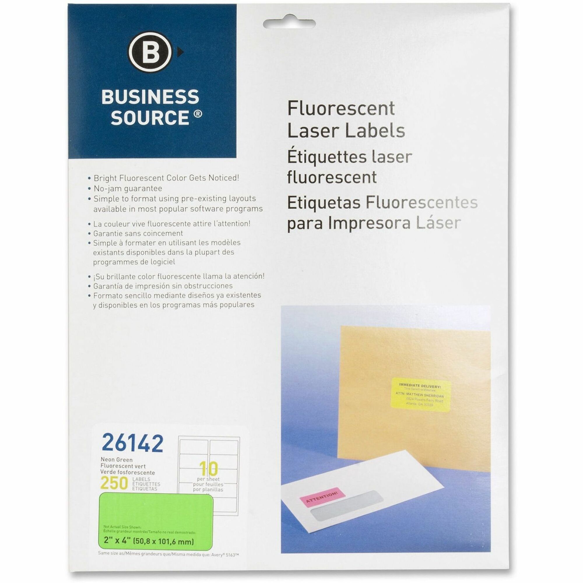 Business Source Neon Labels - 2 Business Source Neon Labels - 2