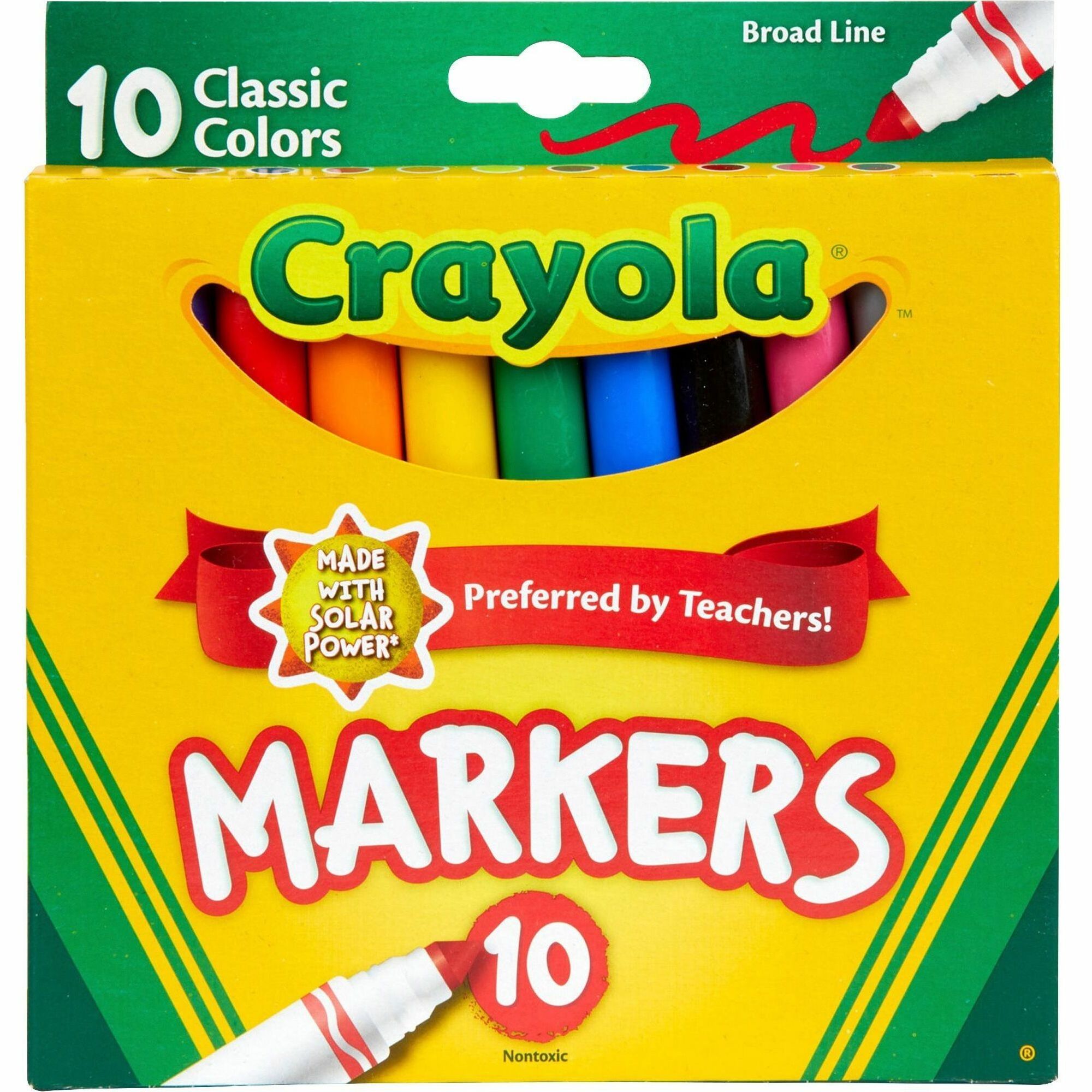 Classic Colors Broad Line Markers by Crayola CYO587722