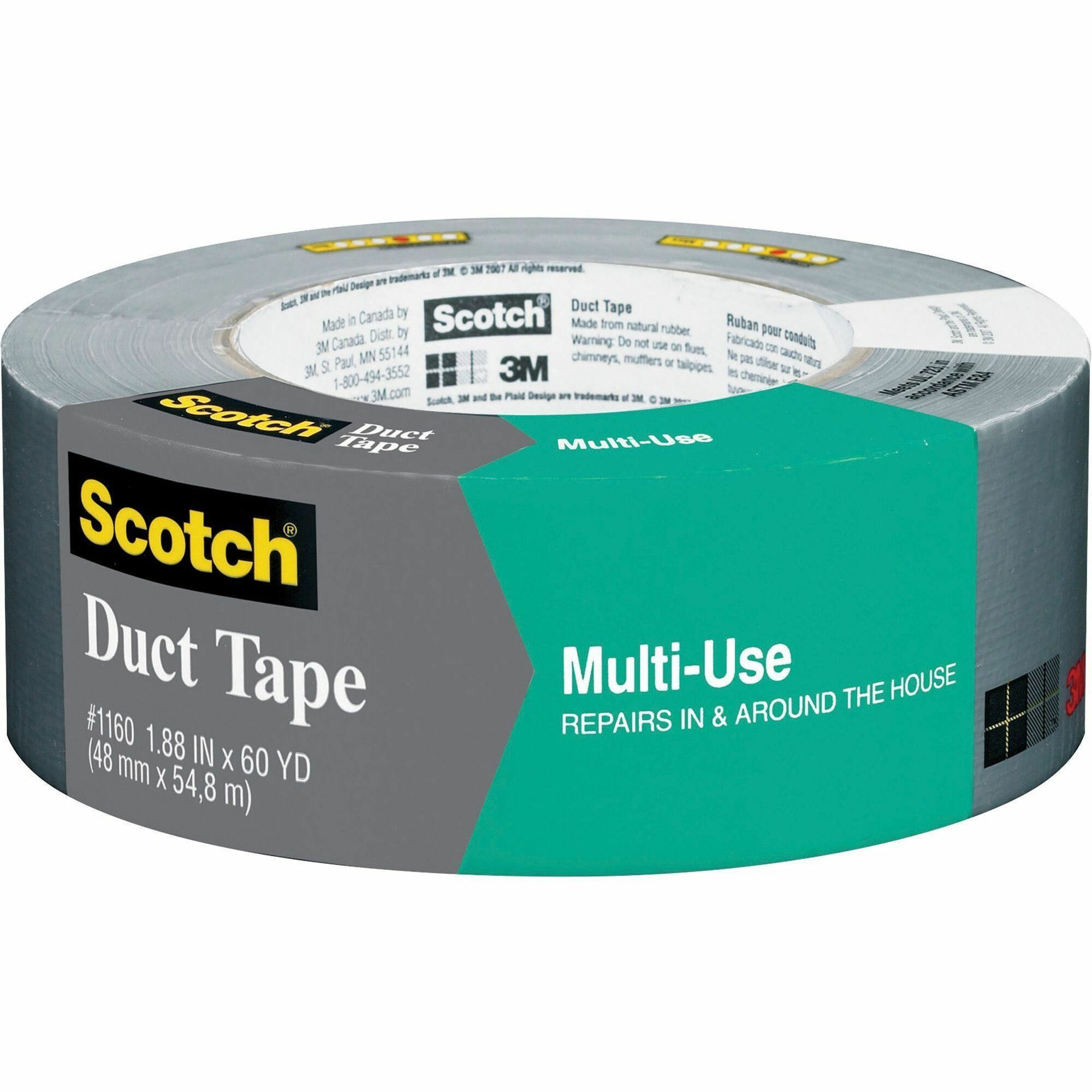 Scotch Multi-Use Duct Tape - 60 yd Length x 1.88 Scotch Multi-Use Duct Tape - 60 yd Length x 1.88
