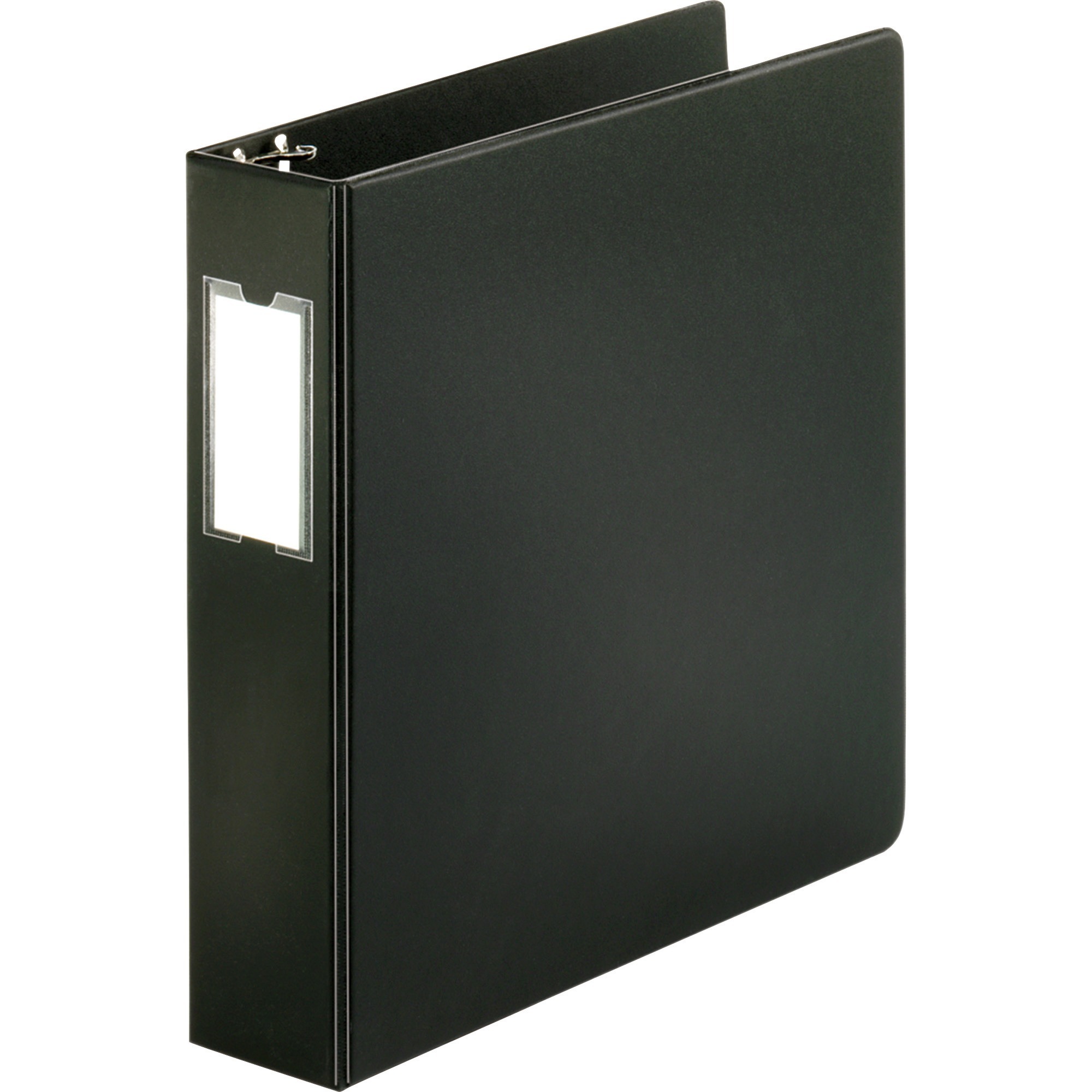 Business Source Basic Round Ring Binder w/Label Holder - 2 Business Source Basic Round Ring Binder w/Label Holder - 2