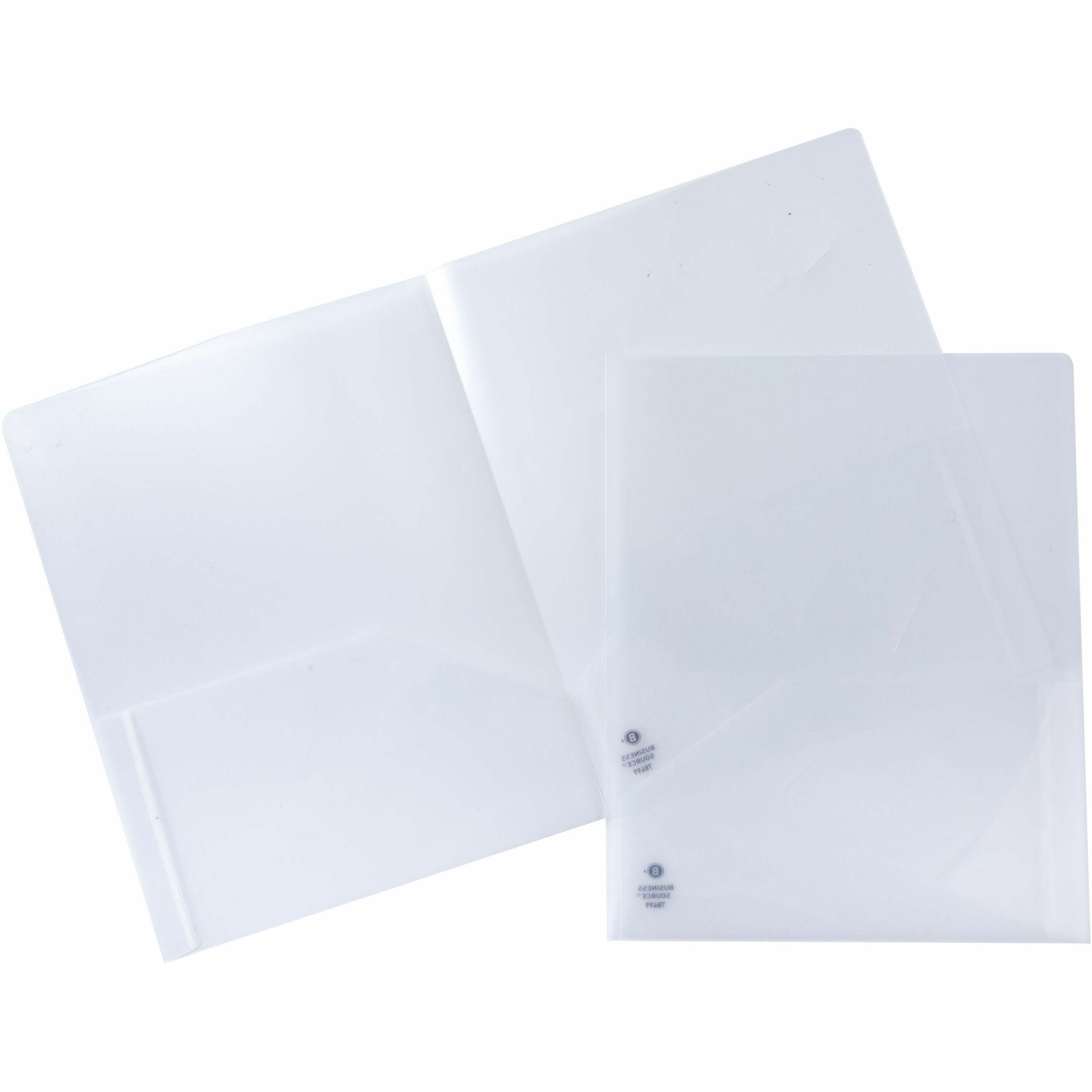 78498 Letter Pocket Folder by Business Source BSN78499