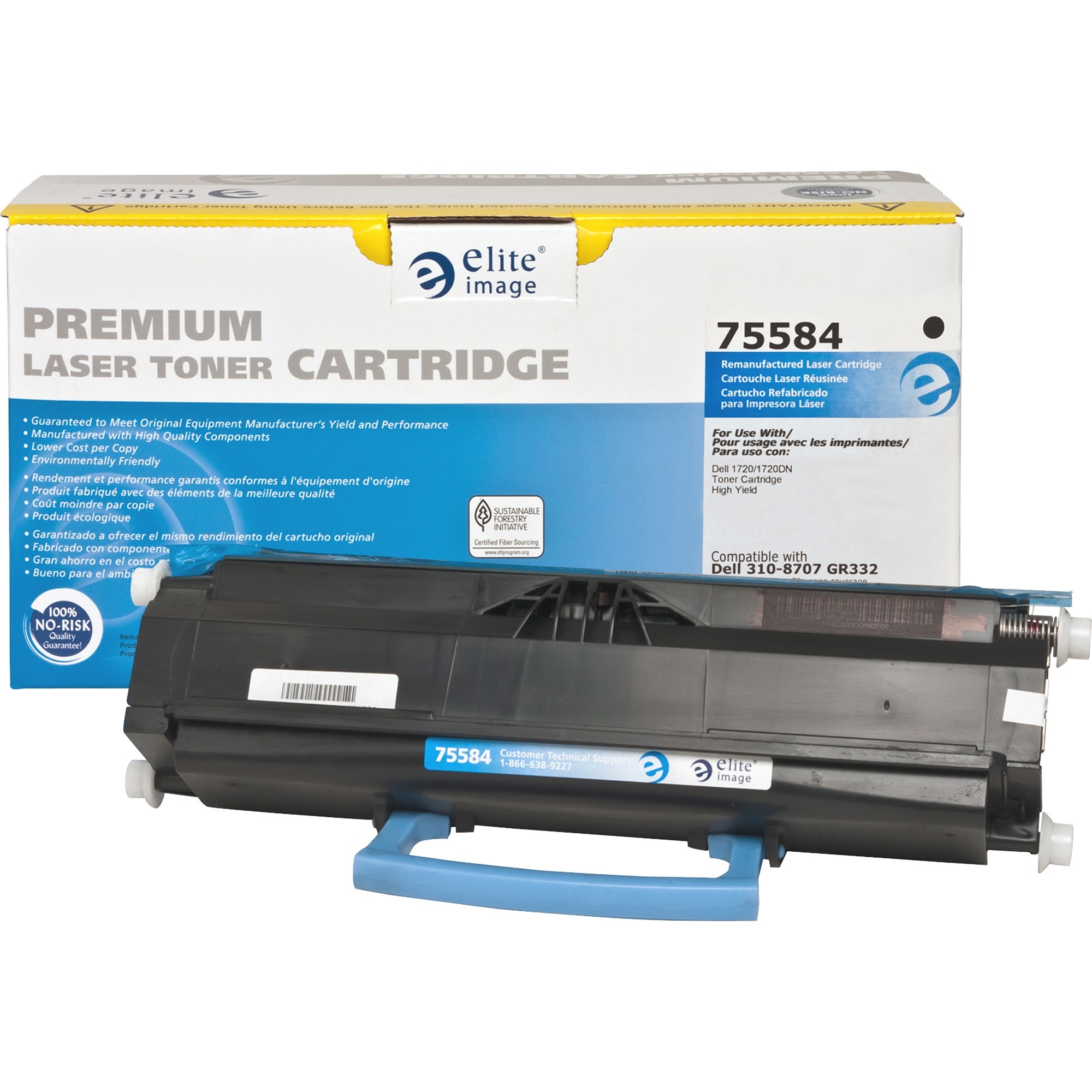 Elite Image Remanufactured Toner Cartridge - Alternative for Dell (310-8707) - Laser - 6000 Pages - Black - 1 Each Elite Image Remanufactured Toner Cartridge - Alternative for Dell (310-8707) - Laser - 6000 Pages - Black - 1 Each