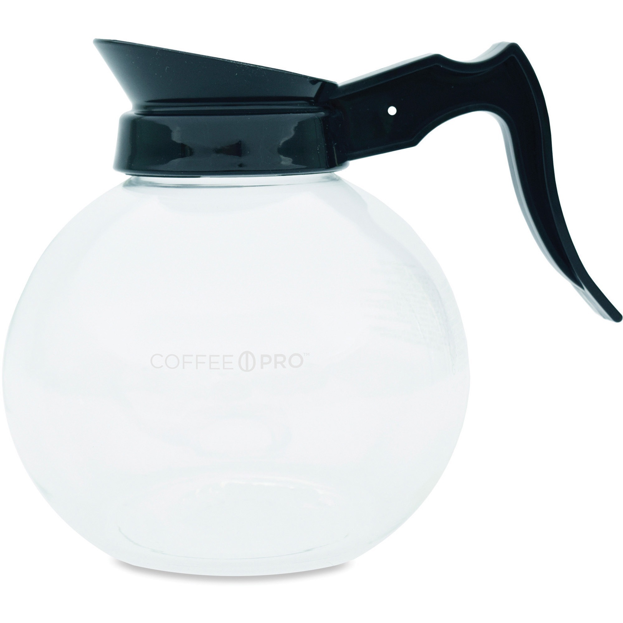 Coffee Pro 12-cup Glass Decanter - Clear - Glass, Plastic Body - 1 Each Coffee Pro 12-cup Glass Decanter - Clear - Glass, Plastic Body - 1 Each