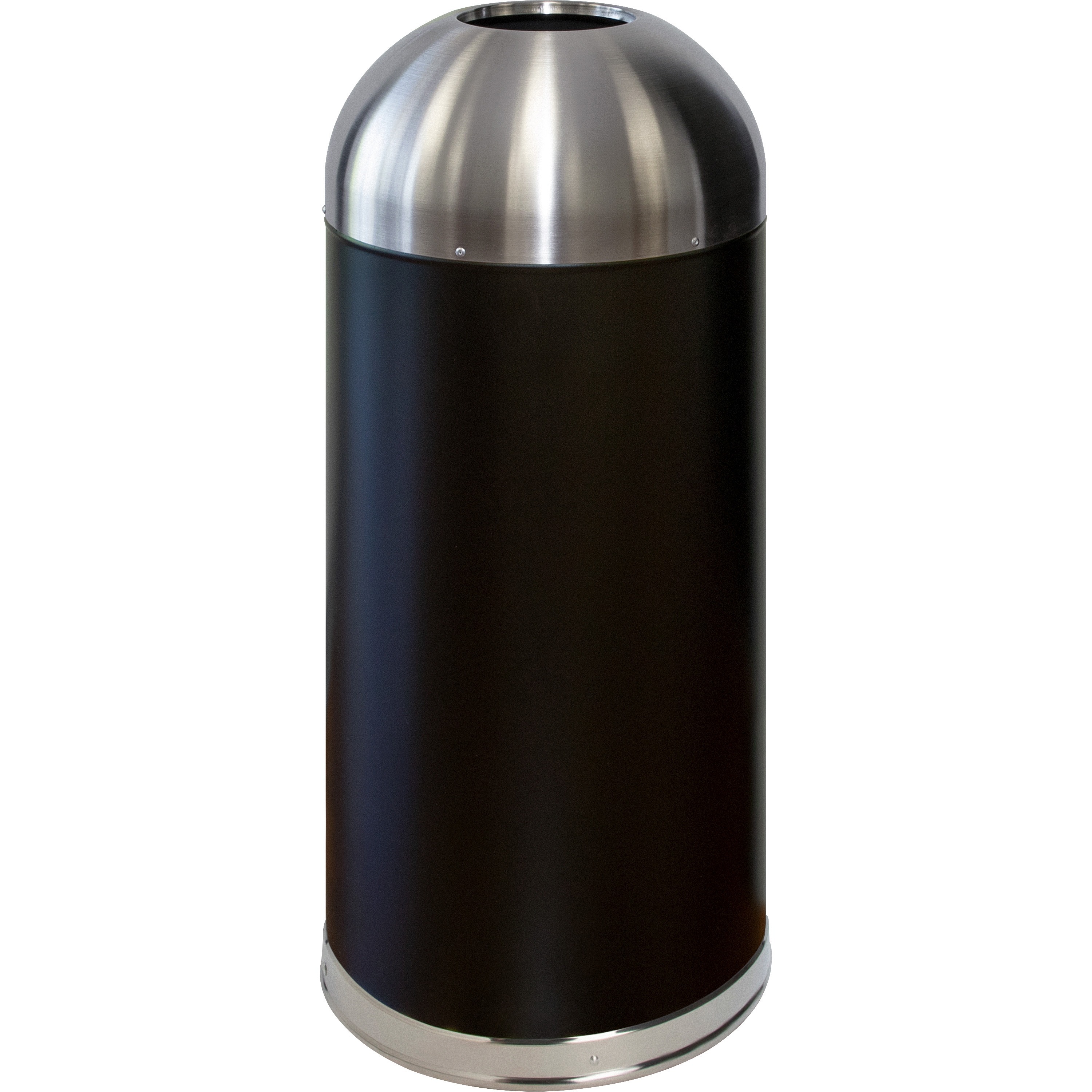 Genuine Joe 15 Gallon Dome Top Trash Receptacle - 15 gal Capacity - Durable, Powder Coated, Easy to Clean - 40 Genuine Joe 15 Gallon Dome Top Trash Receptacle - 15 gal Capacity - Durable, Powder Coated, Easy to Clean - 40