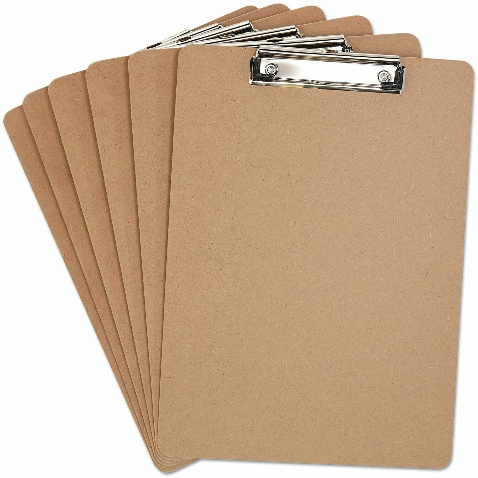 Hardboard Clipboard with Low-Profile Clip by Universal® UNV05562