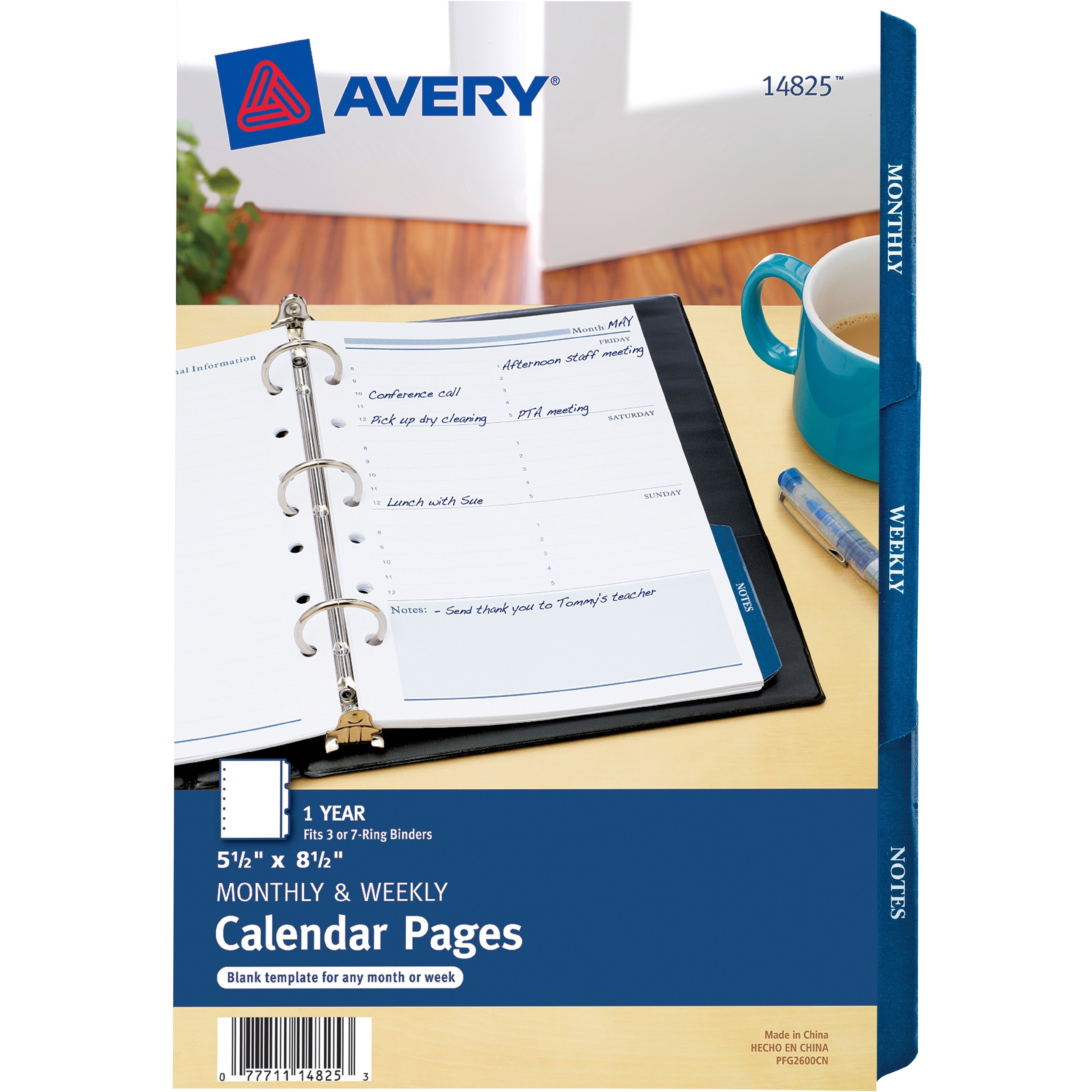 Avery® Filler paper for 3-Ring/7-Ring Mini Binders