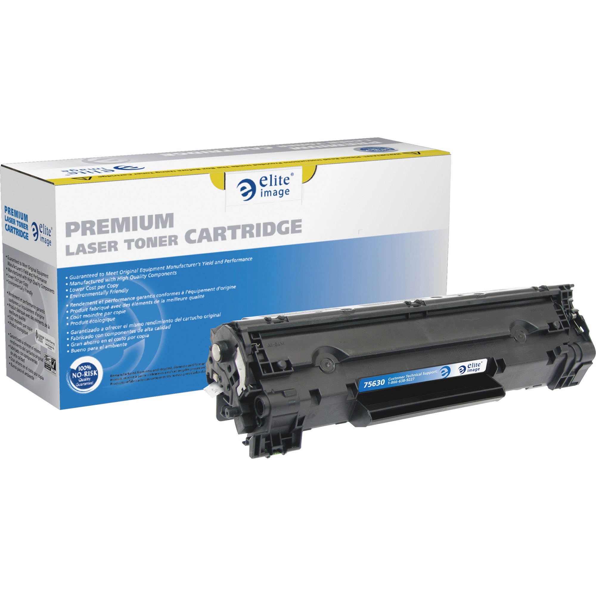 Elite Image Remanufactured Ultra High Yield Laser Toner Cartridge - Alternative for HP 85A (CE285A) - Black - 1 Each - 2300 Pages Elite Image Remanufactured Ultra High Yield Laser Toner Cartridge - Alternative for HP 85A (CE285A) - Black - 1 Each - 2300 Pages