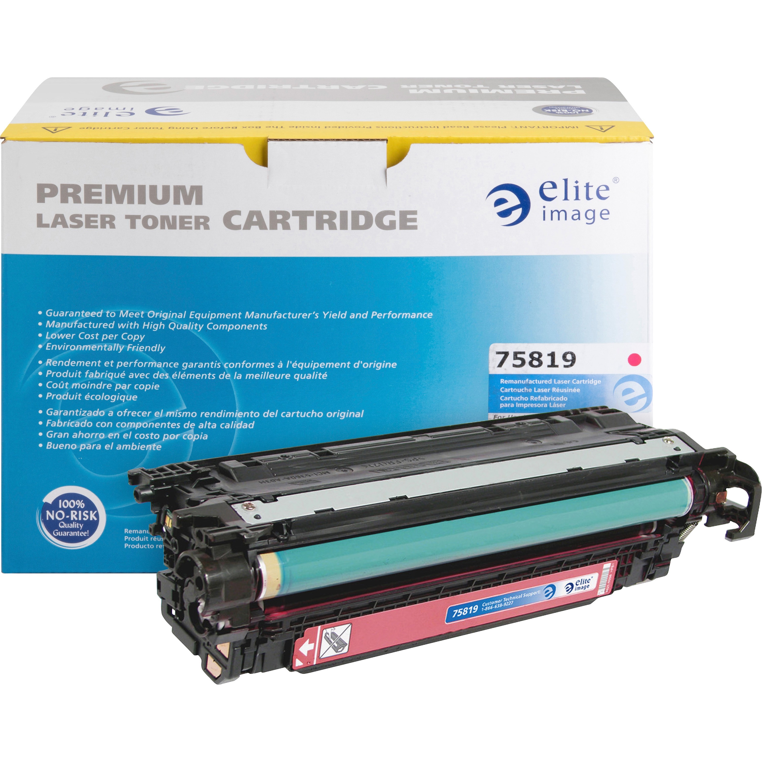 Elite Image Remanufactured Laser Toner Cartridge - Alternative for HP 507A (CE403A) - Magenta - 1 Each - 6000 Pages Elite Image Remanufactured Laser Toner Cartridge - Alternative for HP 507A (CE403A) - Magenta - 1 Each - 6000 Pages