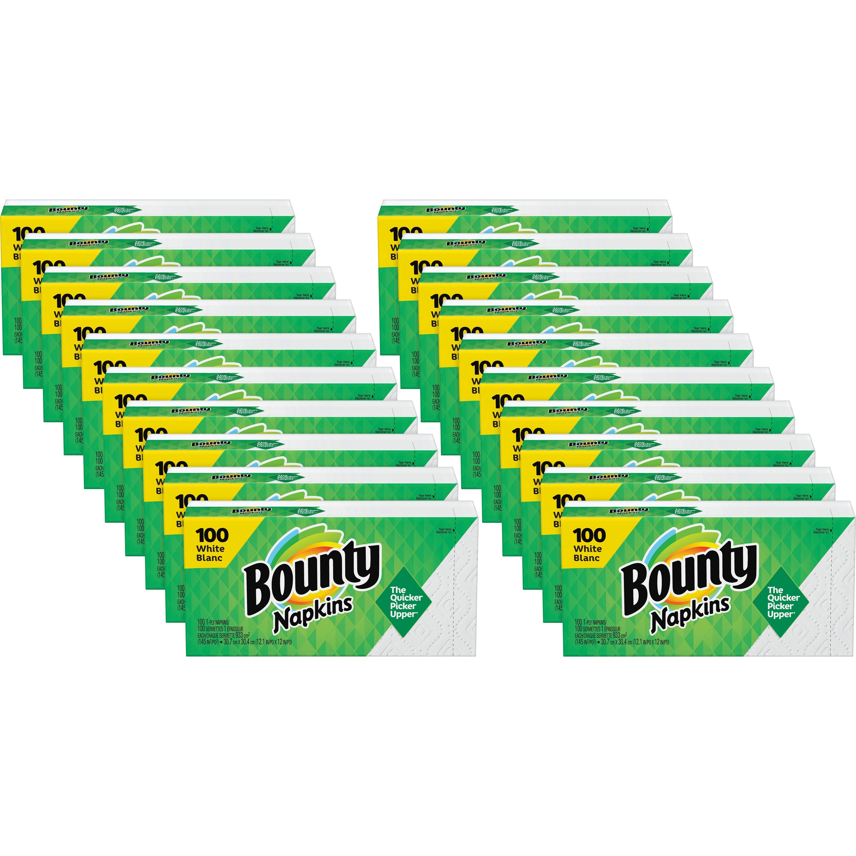 Bounty Quilted Napkins - 1 Ply - 12.10 Bounty Quilted Napkins - 1 Ply - 12.10
