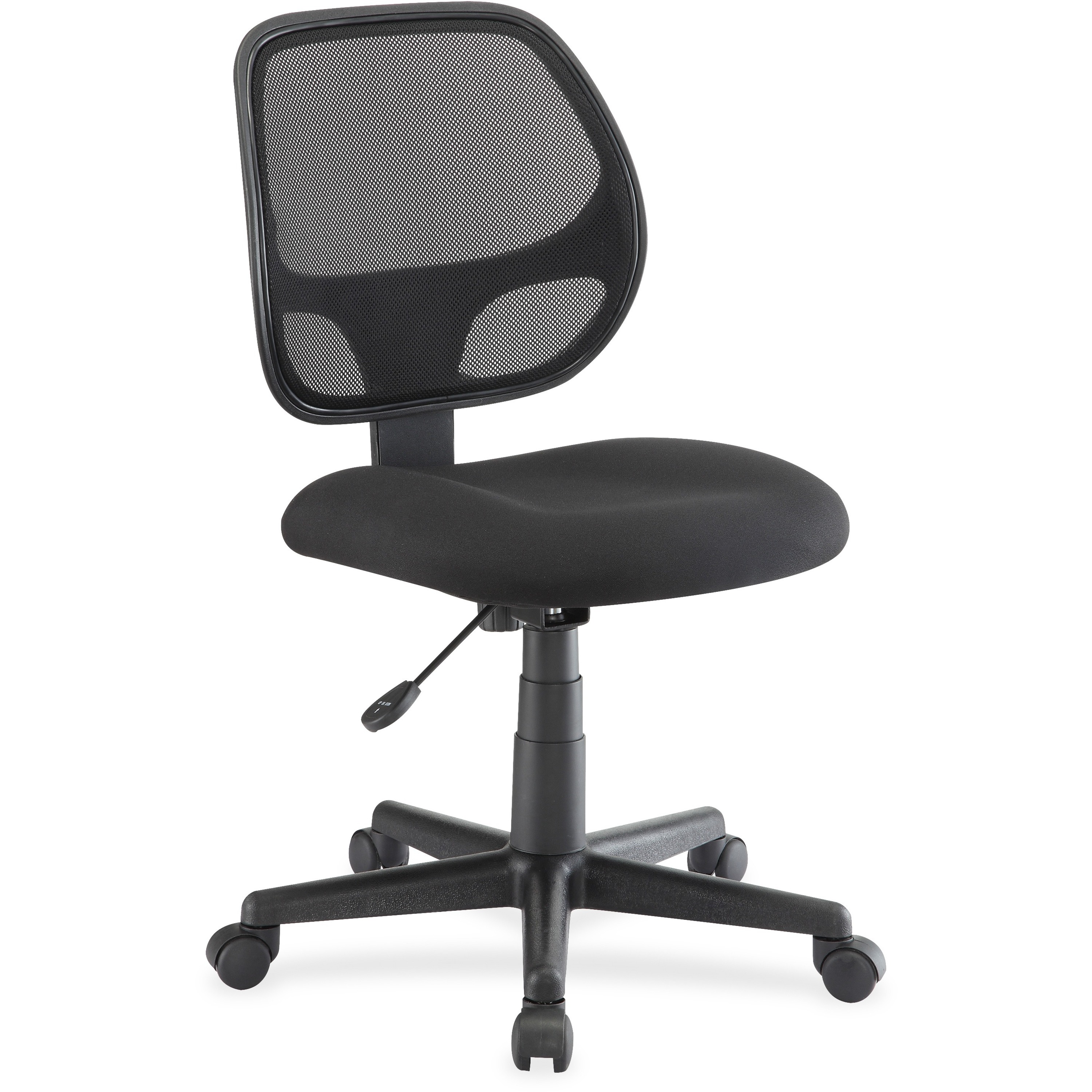 Lorell Multi-task Office Chair - Black Fabric Seat - Black Mesh Back - 5-star Base - Black - 1 Each Lorell Multi-task Office Chair - Black Fabric Seat - Black Mesh Back - 5-star Base - Black - 1 Each