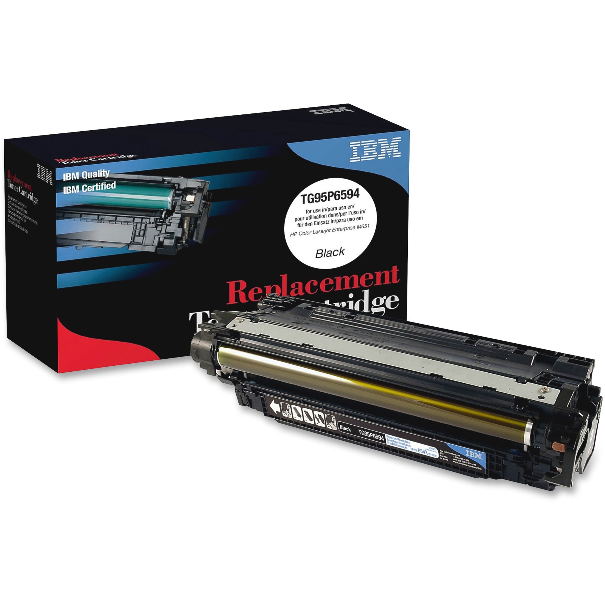 IBM Remanufactured High Yield Laser Toner Cartridge - Alternative for HP 654X (CF330X) - Black - 1 Each - 20500 Pages IBM Remanufactured High Yield Laser Toner Cartridge - Alternative for HP 654X (CF330X) - Black - 1 Each - 20500 Pages