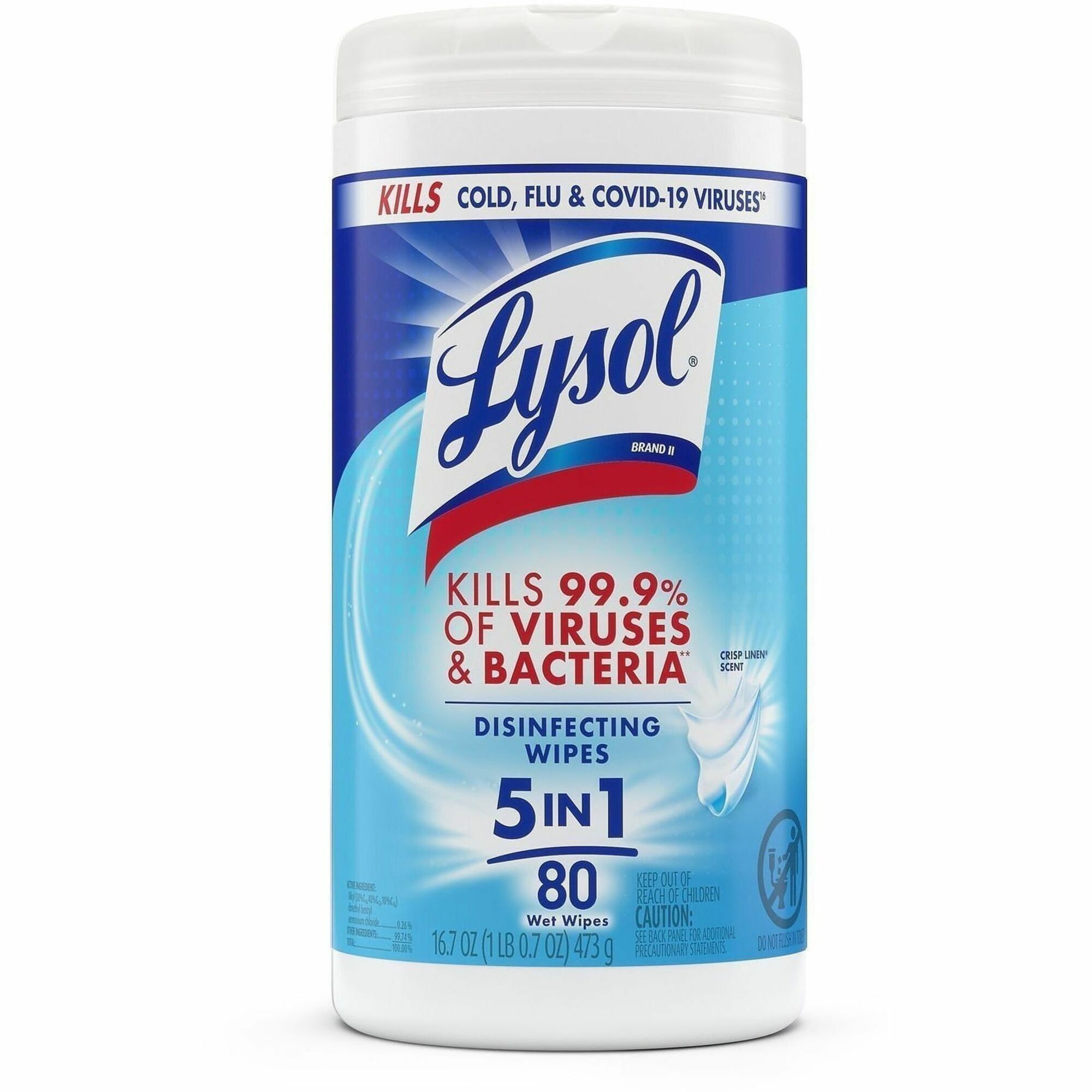 Disinfecting Wipes by Lysol RAC89346 | OnTimeSupplies.com