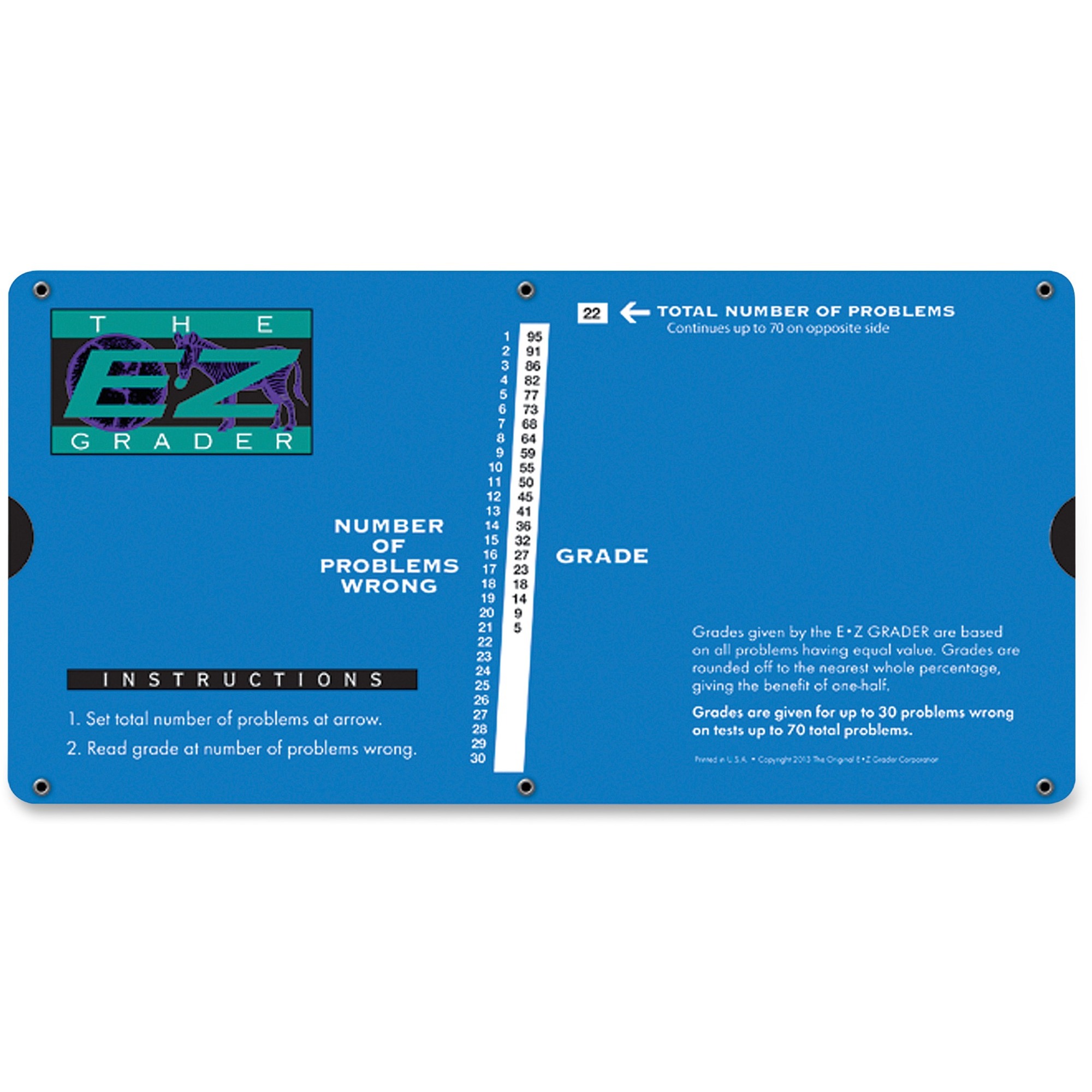 Advantus E-Z Grader Chart - Skill Learning: Chart - 1 Each Advantus E-Z Grader Chart - Skill Learning: Chart - 1 Each
