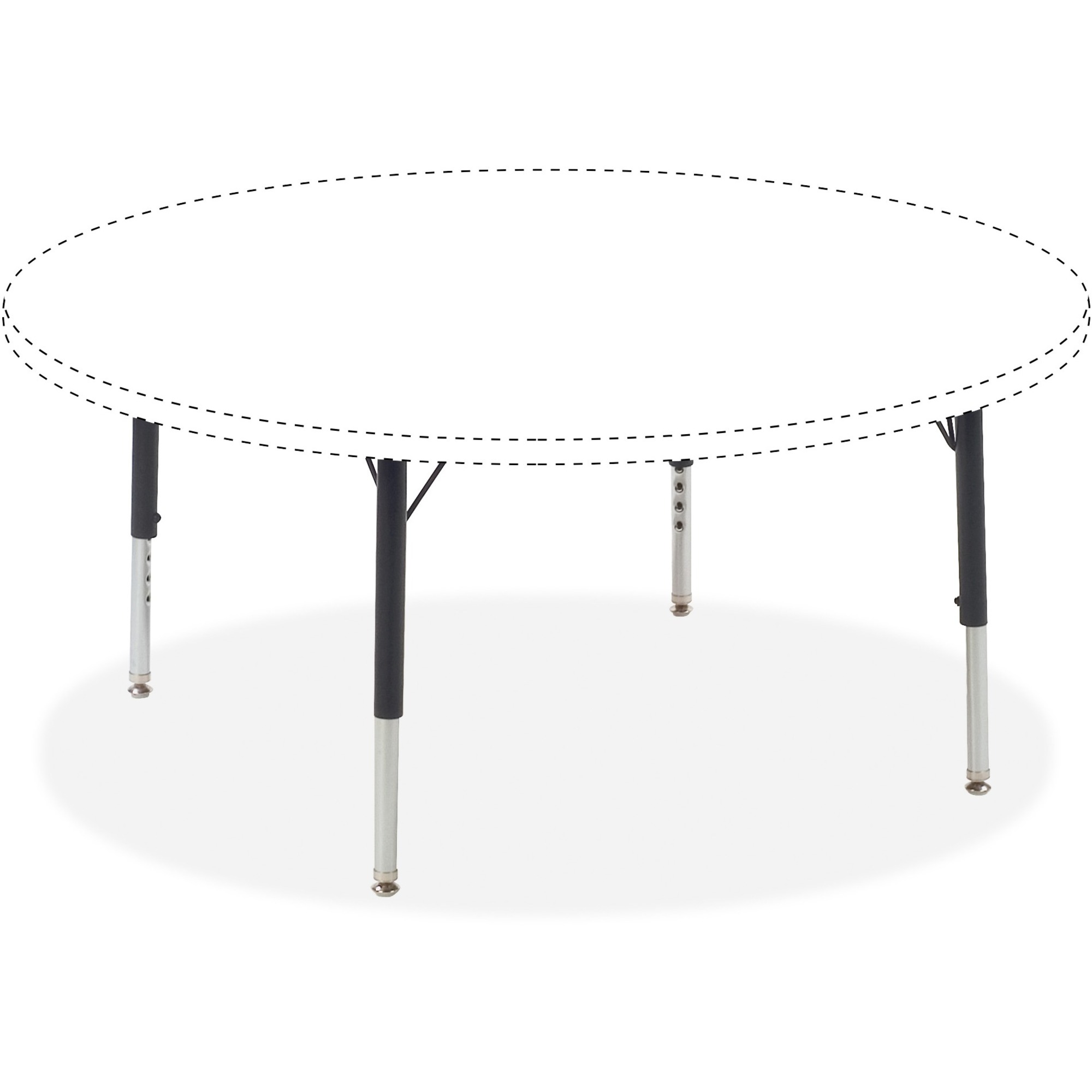 Lorell Activity Table Height-Adjustable Leg Kit - 17 Lorell Activity Table Height-Adjustable Leg Kit - 17