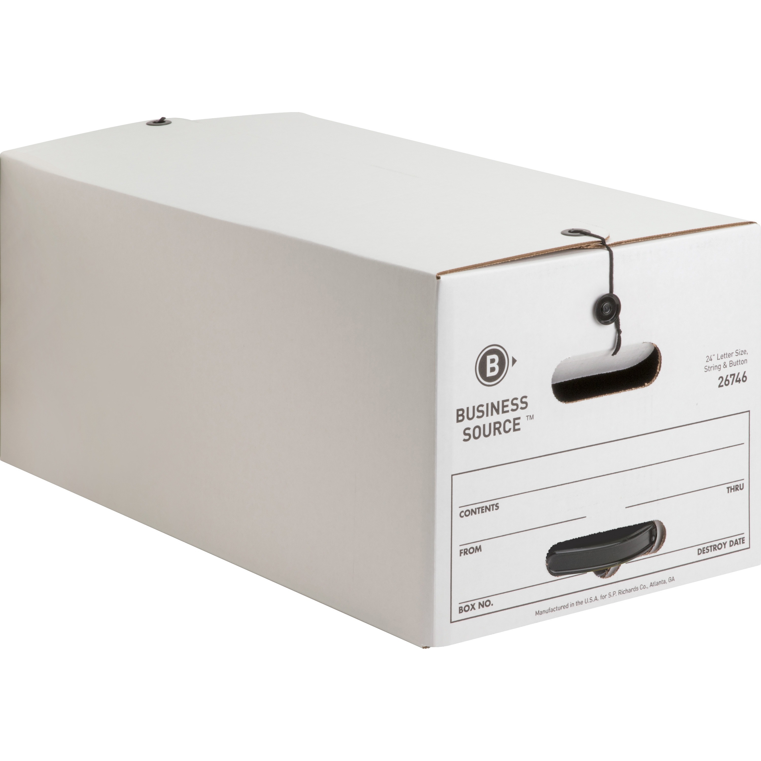 Business Source Medium Duty Letter Size Storage Box - Internal Dimensions: 12 Business Source Medium Duty Letter Size Storage Box - Internal Dimensions: 12