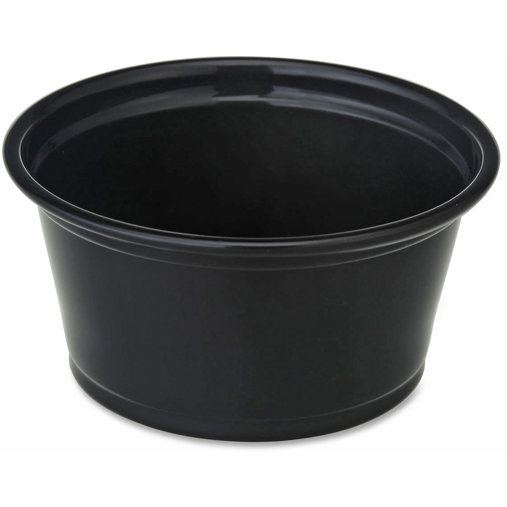 Genuine Joe 2 oz Portion Cups - 50.0 / Bag - 50 / Carton - Black - Polystyrene Genuine Joe 2 oz Portion Cups - 50.0 / Bag - 50 / Carton - Black - Polystyrene