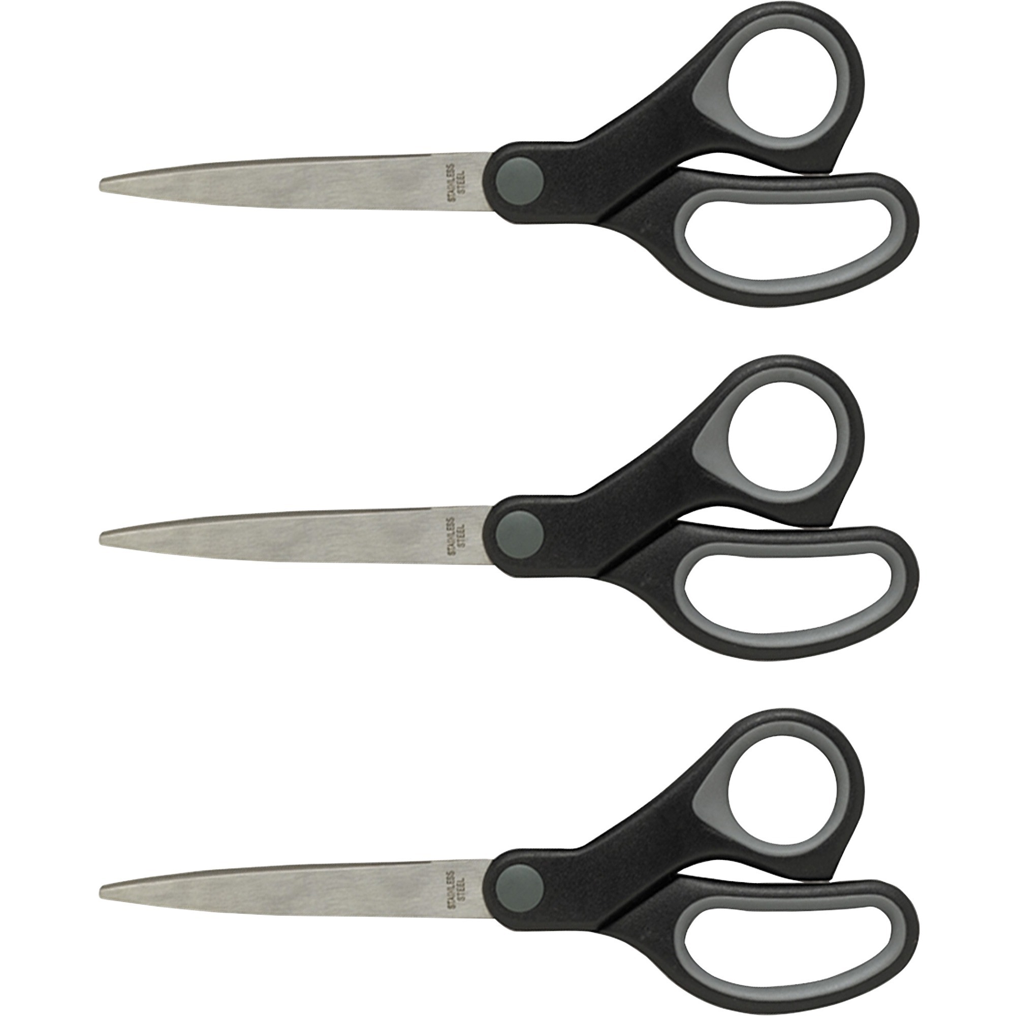Sparco Straight Scissors w/Rubber Grip Handle - 7 Sparco Straight Scissors w/Rubber Grip Handle - 7