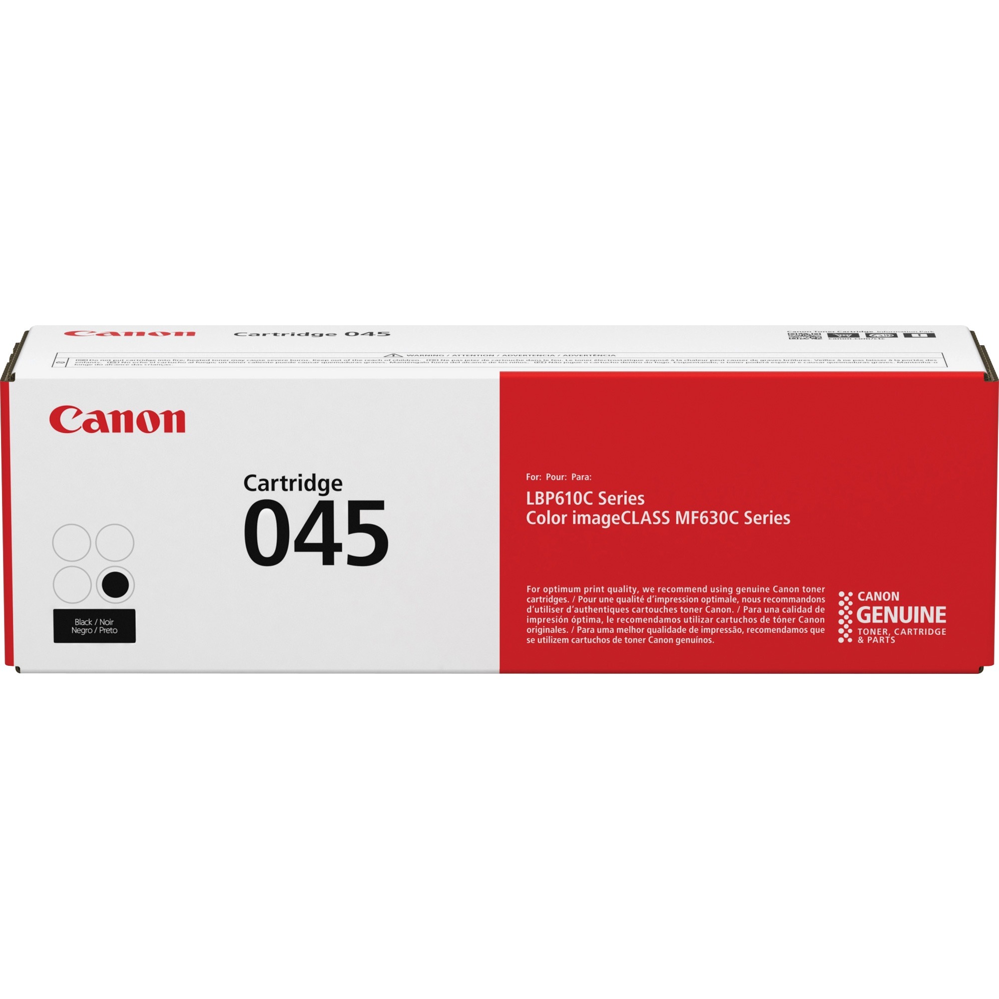 045 Original Standard Yield Laser Toner Cartridge - Black - 1 Each