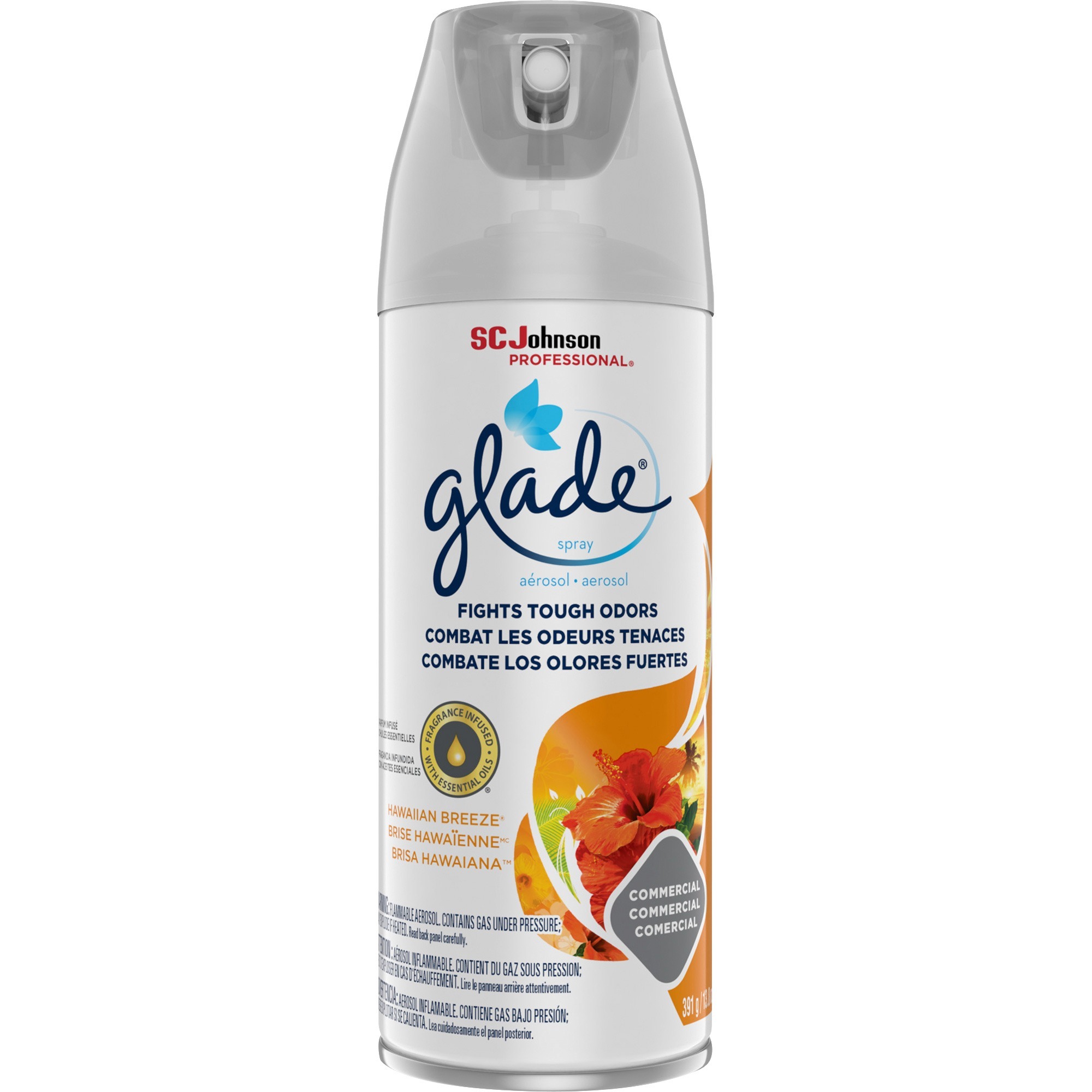 Glade Hawaiian Breeze Scent Air Spray - Aerosol - 13.8 fl oz (0.4 quart) - Hawaiian Breeze - 1 Each - Odor Neutralizer Glade Hawaiian Breeze Scent Air Spray - Aerosol - 13.8 fl oz (0.4 quart) - Hawaiian Breeze - 1 Each - Odor Neutralizer