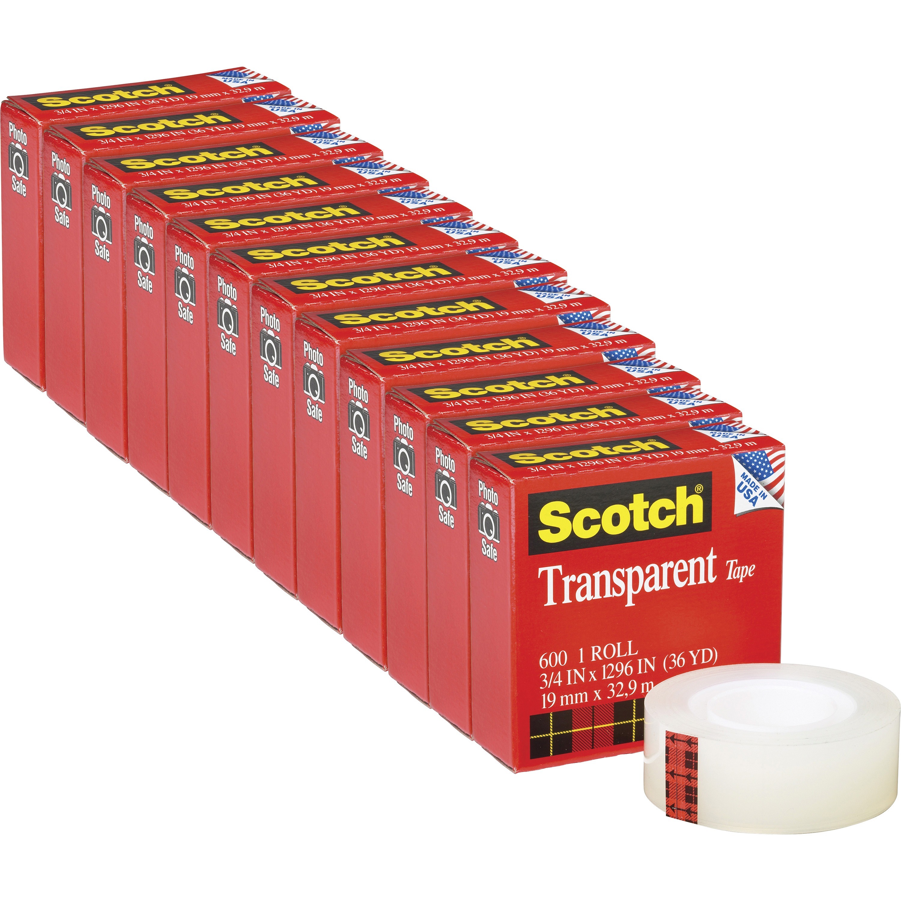 Scotch Transparent Tape - 3/4 Scotch Transparent Tape - 3/4