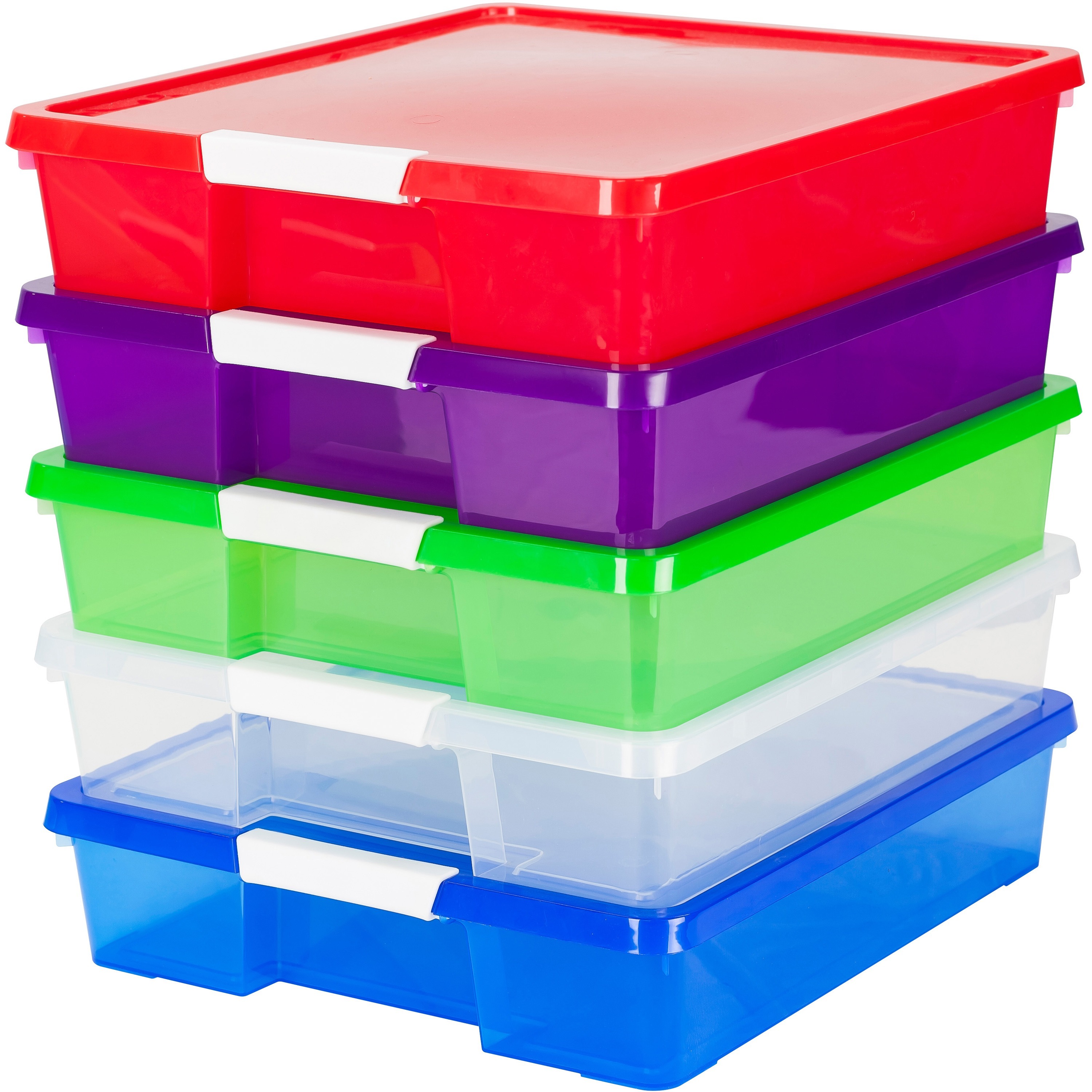 Storex Stackable Craft Box - 3 Storex Stackable Craft Box - 3