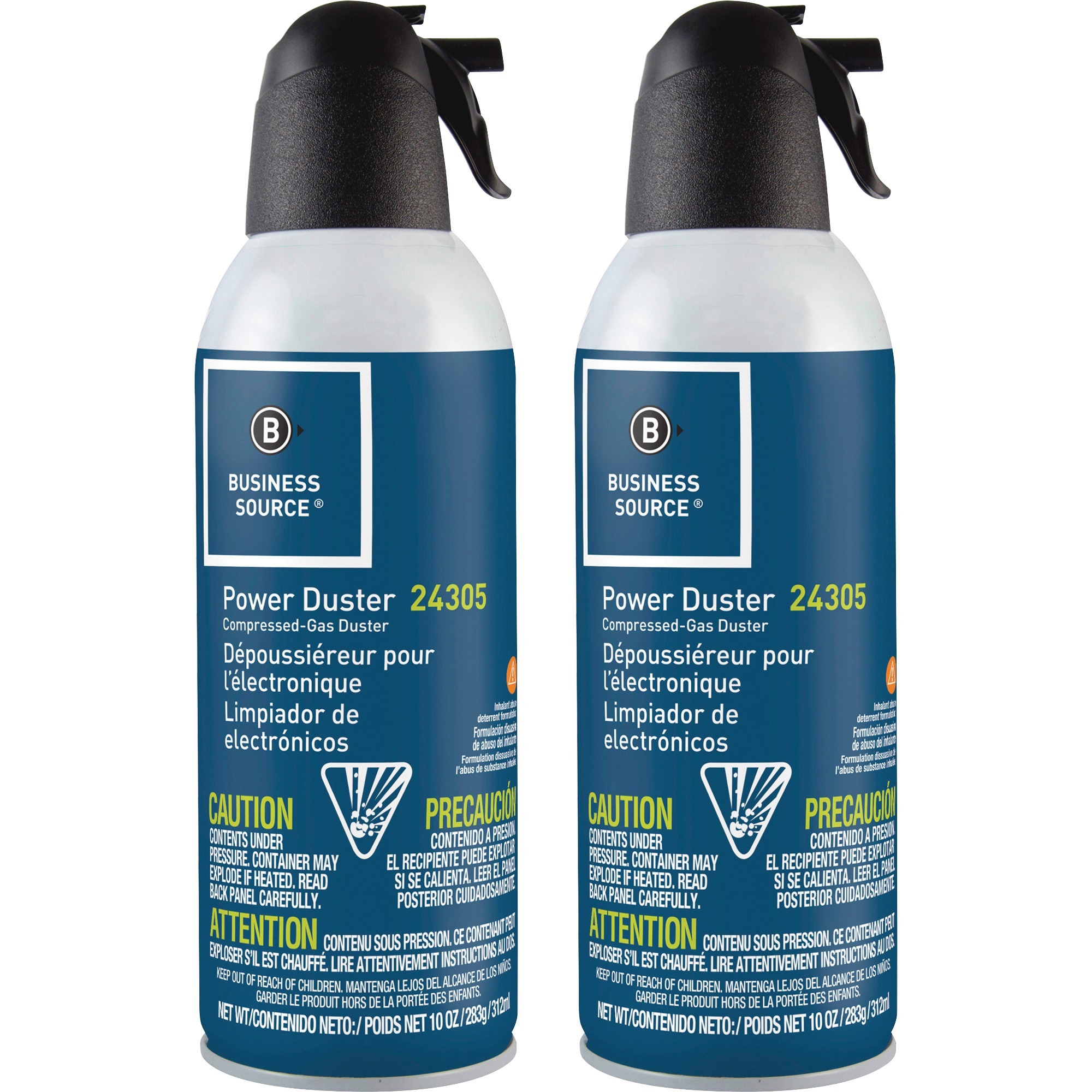 Compressed Air Duster Cleaner, 10 oz Can, 2/Pack - Office Express Office  Products