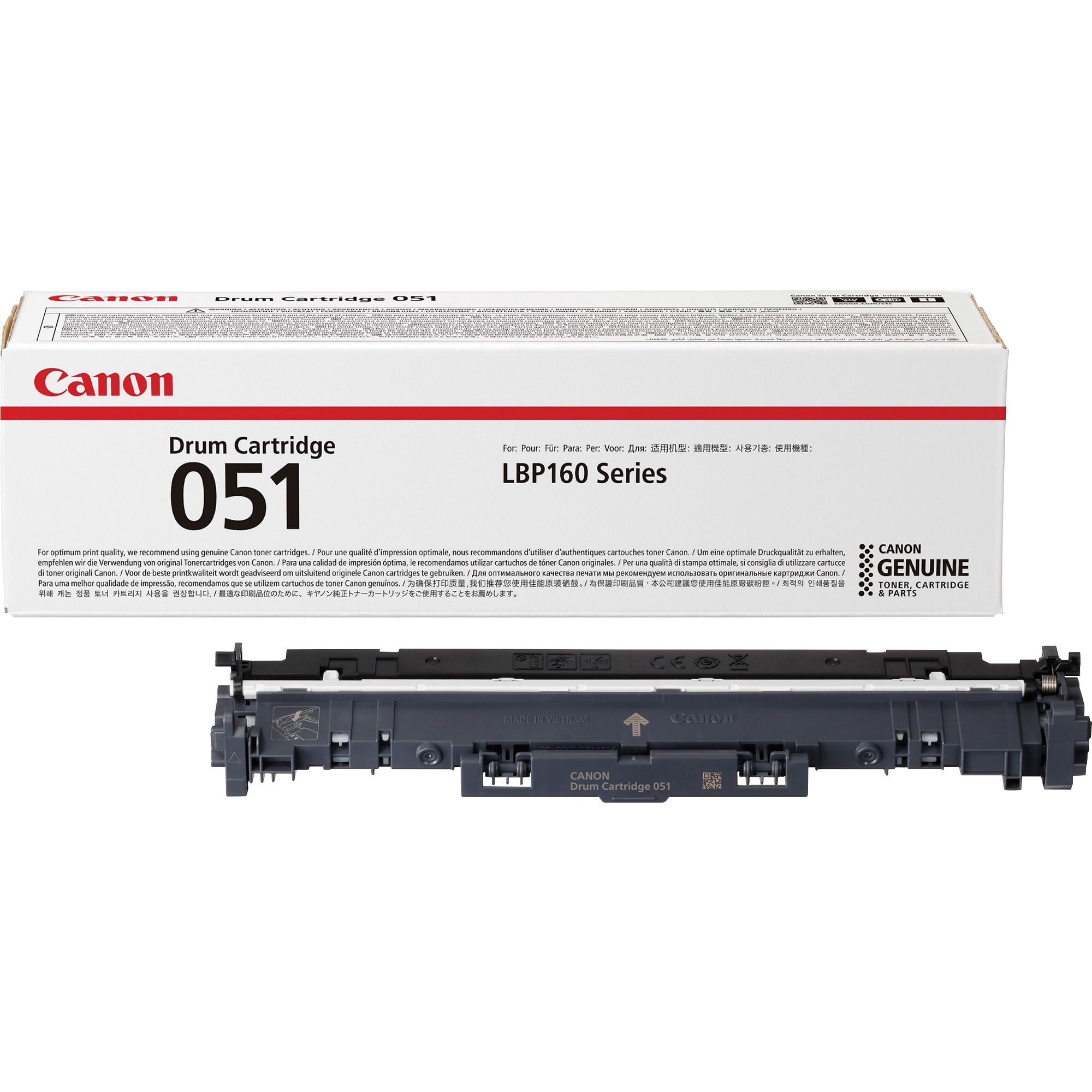 Canon 051 Drum Cartridge - Laser Print Technology - 23000 Pages - 1 Each - Black Canon 051 Drum Cartridge - Laser Print Technology - 23000 Pages - 1 Each - Black