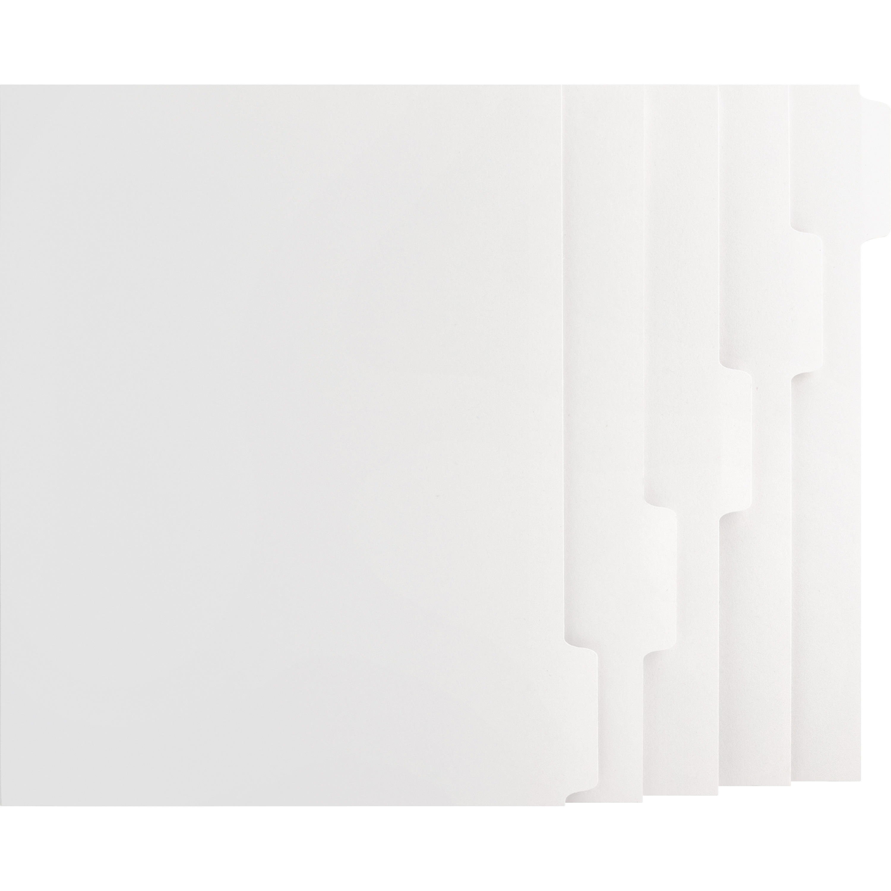 Business Source Tab Printer Economy Index Dividers - Print-on Tab(s) - 5 Tab(s)/Set - 8.5 Business Source Tab Printer Economy Index Dividers - Print-on Tab(s) - 5 Tab(s)/Set - 8.5