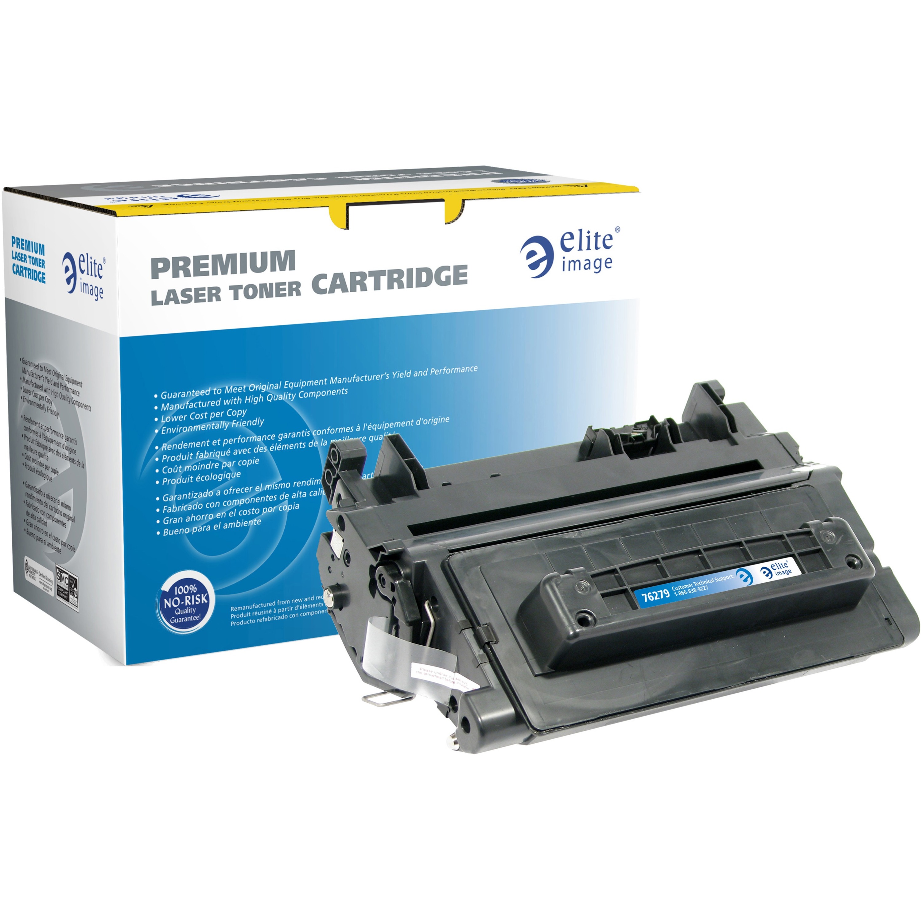 Elite Image Remanufactured Extended Yield Laser Toner Cartridge - Alternative for HP 90A (CE390A) - Black - 1 Each - 18000 Pages Elite Image Remanufactured Extended Yield Laser Toner Cartridge - Alternative for HP 90A (CE390A) - Black - 1 Each - 18000 Pages