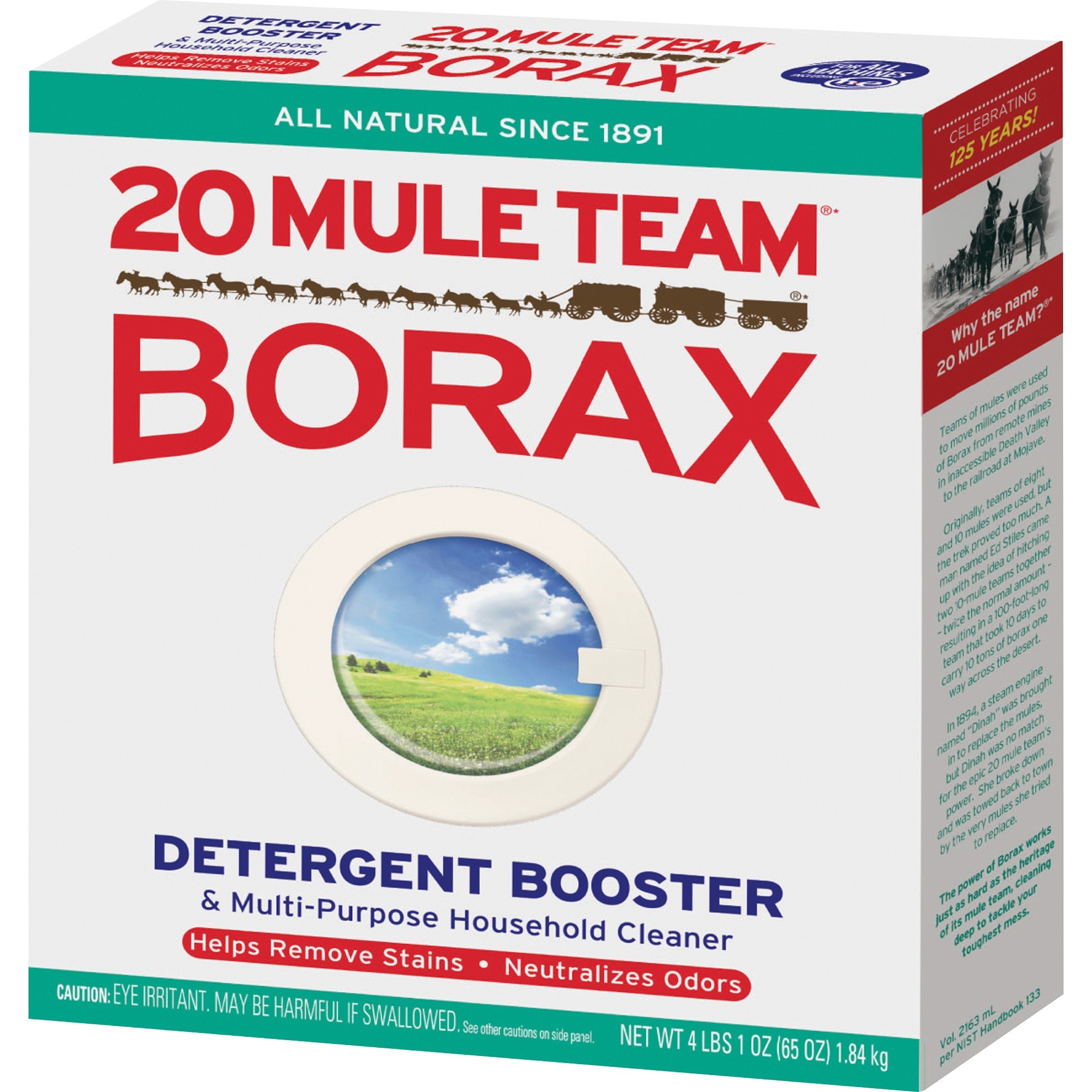 BORAX All Natural Laundry Booster - 6 / Carton - pH Balanced - Natural BORAX All Natural Laundry Booster - 6 / Carton - pH Balanced - Natural