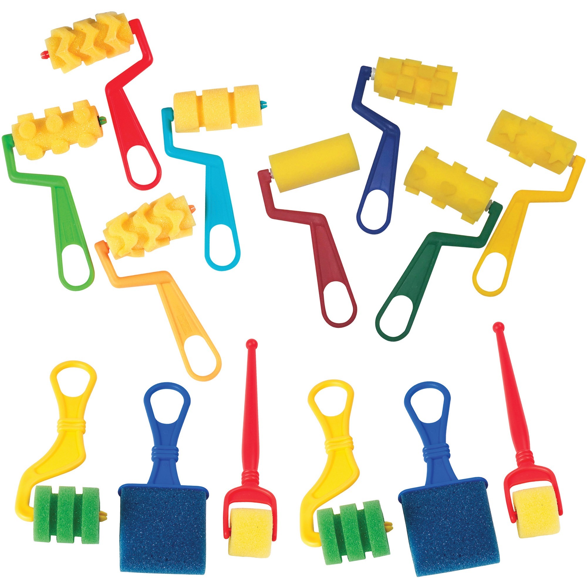Creativity Street Creativity Street Foam Rollers & Brush Pack - Student, Painting, Classroom - 14 Piece(s) - 5.50 Creativity Street Creativity Street Foam Rollers & Brush Pack - Student, Painting, Classroom - 14 Piece(s) - 5.50