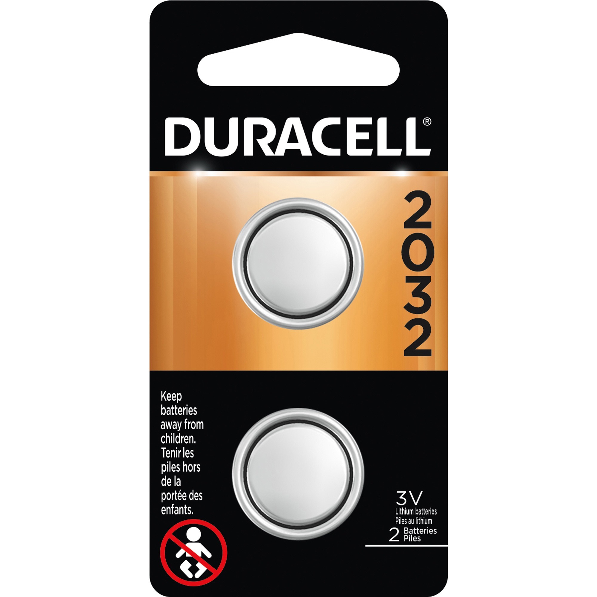 Duracell CR2032 3V Lithium Battery, 8 ct.