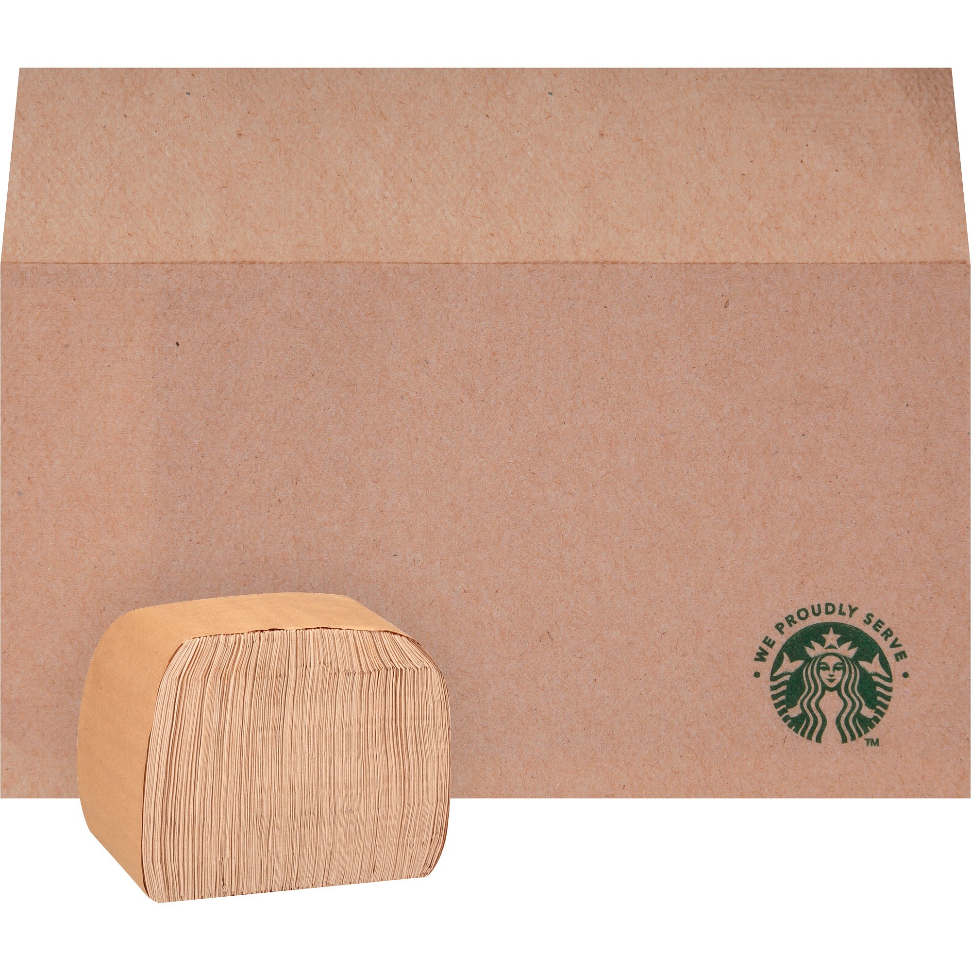 We Proudly Serve Branded Napkins - Tan - Fiber - Absorbent, Eco-friendly - For Beverage - 300 Per Pack - 20 / Carton We Proudly Serve Branded Napkins - Tan - Fiber - Absorbent, Eco-friendly - For Beverage - 300 Per Pack - 20 / Carton