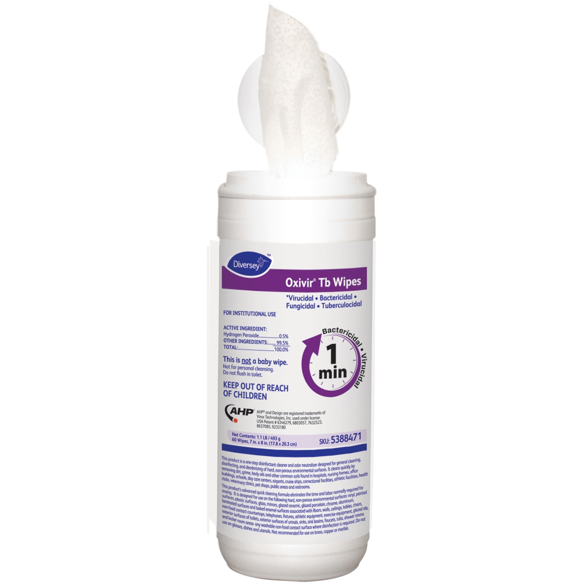 infection99 Disinfectant Cleaner Wipes by Diversey™ DVO5388471
