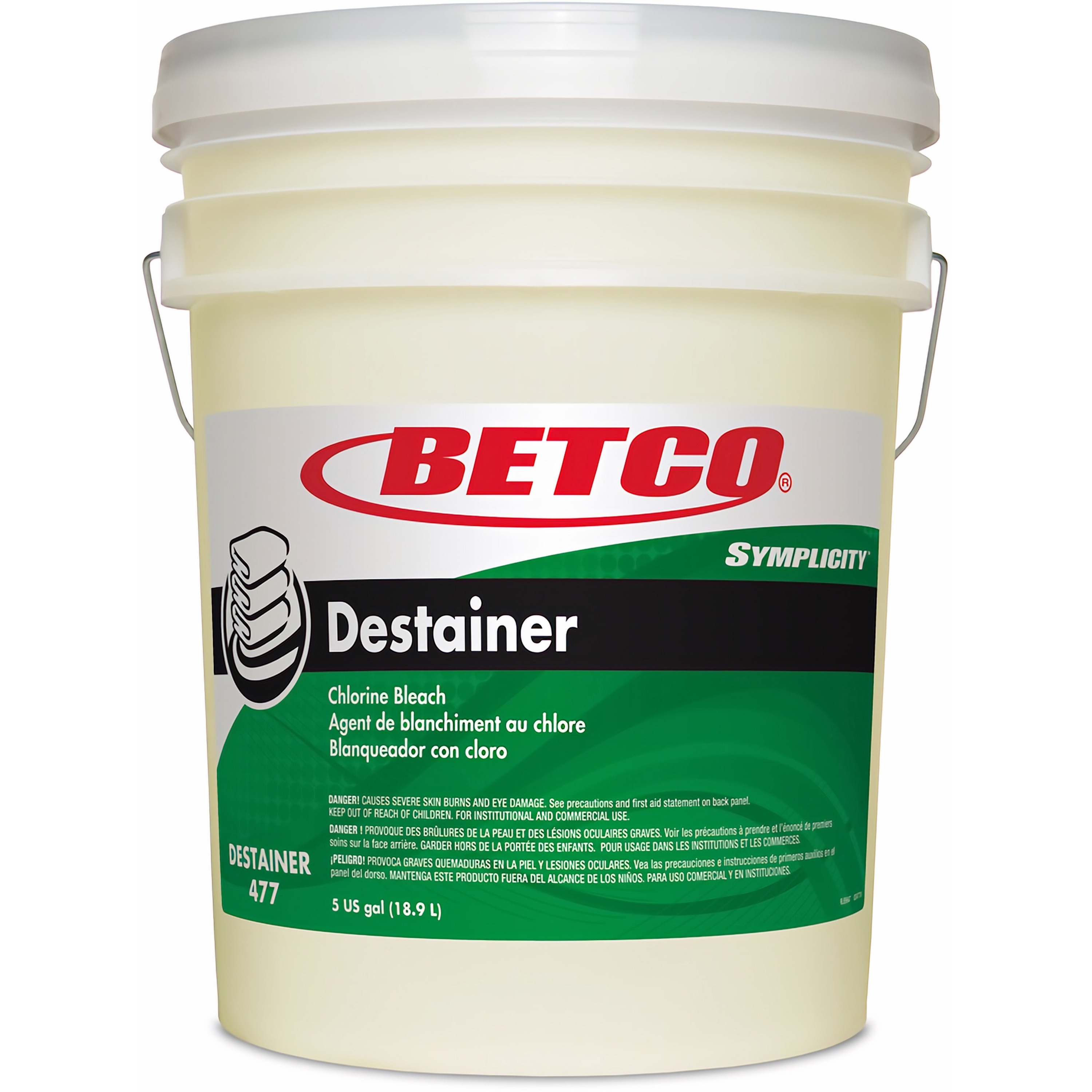 Betco Symplicity Destainer, 640 Oz Pail, Amber - Ready-To-Use - 864 oz (54 lb) - 1 Each - Unscented, Stain Resistant, Spill Resistant - Amber, Orange Betco Symplicity Destainer, 640 Oz Pail, Amber - Ready-To-Use - 864 oz (54 lb) - 1 Each - Unscented, Stain Resistant, Spill Resistant - Amber, Orange