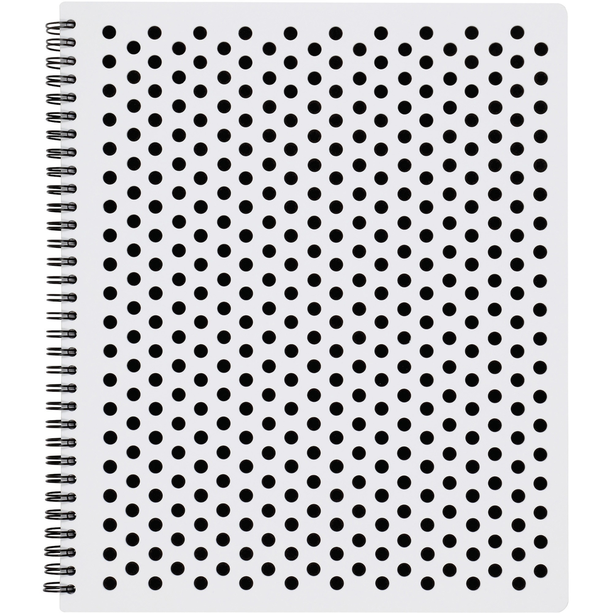 TOPS Polka Dot Design Spiral Notebook - Double Wire Spiral - College Ruled - 3 Hole(s) - 11 TOPS Polka Dot Design Spiral Notebook - Double Wire Spiral - College Ruled - 3 Hole(s) - 11