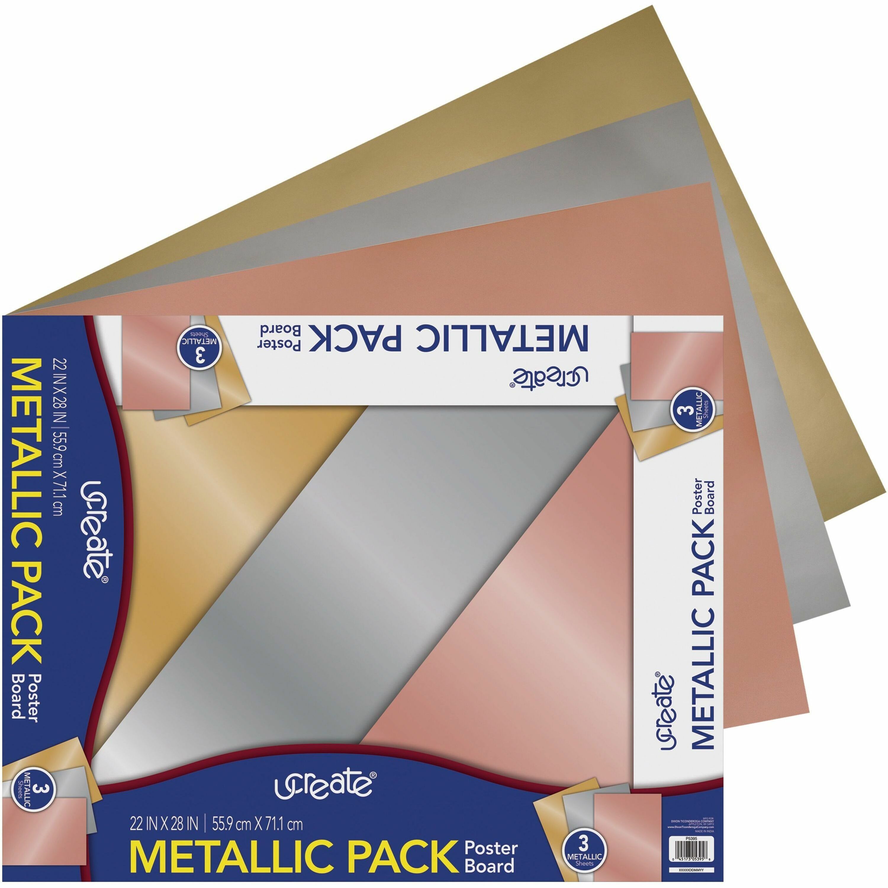 UCreate Metallic Poster Board - Craft Project, Art Project, Mounting, Poster, Sign, Display - 22 UCreate Metallic Poster Board - Craft Project, Art Project, Mounting, Poster, Sign, Display - 22