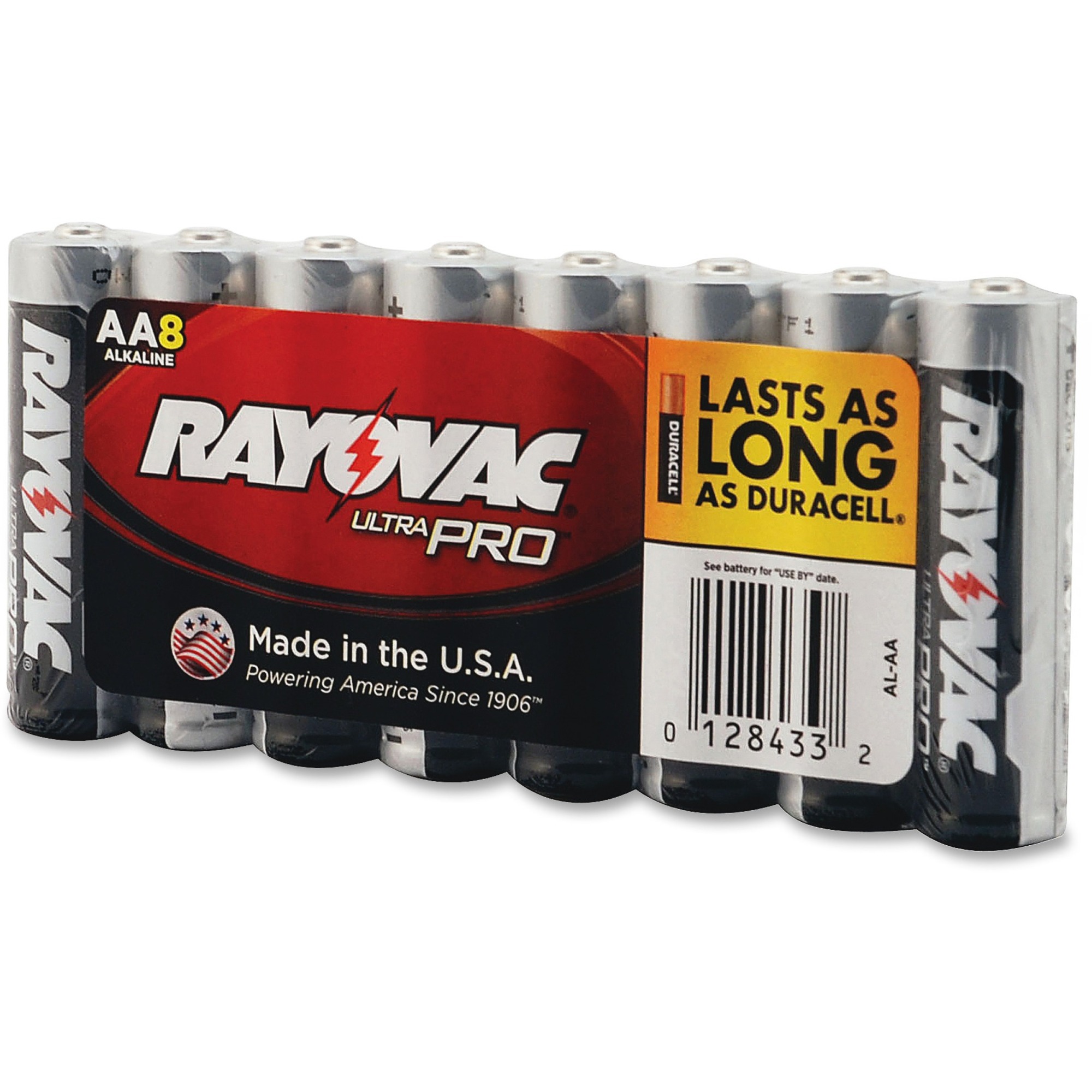 Rayovac Ultra Pro Alkaline AA Battery 8-Packs - For Multipurpose - AA - 1.5 V DC - 12 / Carton Rayovac Ultra Pro Alkaline AA Battery 8-Packs - For Multipurpose - AA - 1.5 V DC - 12 / Carton