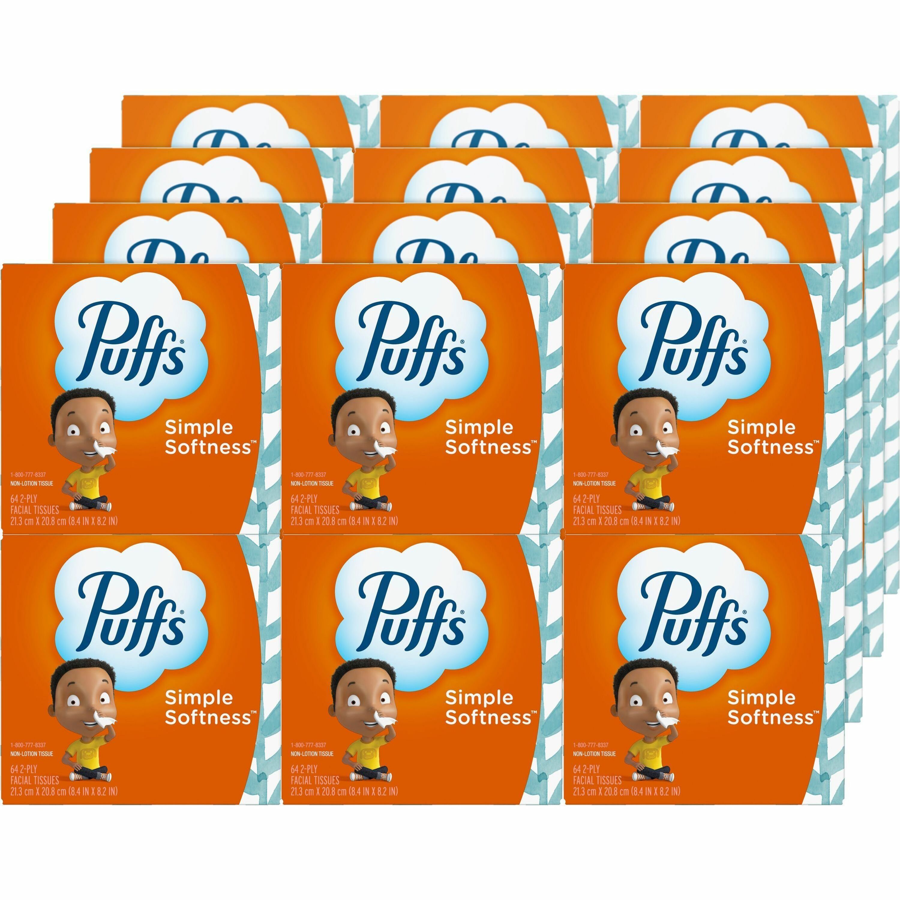 Puffs Basic Facial Tissue - 2 Ply - 8.40 Puffs Basic Facial Tissue - 2 Ply - 8.40