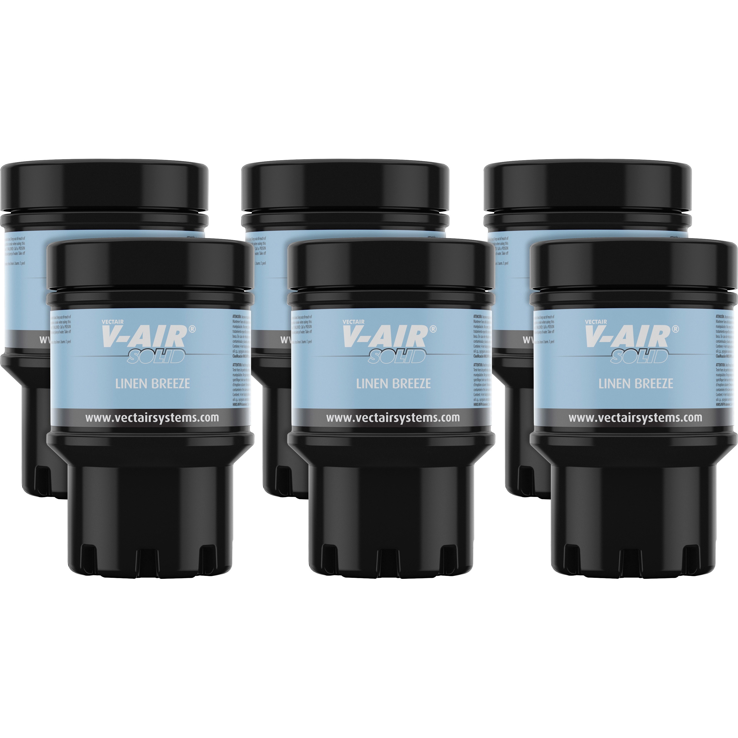 Vectair Systems V-Air MVP Dispenser Fragrance Refill - Spray - 6000 ft - Linen - 60 Day - 6 / Carton - Odor Neutralizer Vectair Systems V-Air MVP Dispenser Fragrance Refill - Spray - 6000 ft - Linen - 60 Day - 6 / Carton - Odor Neutralizer